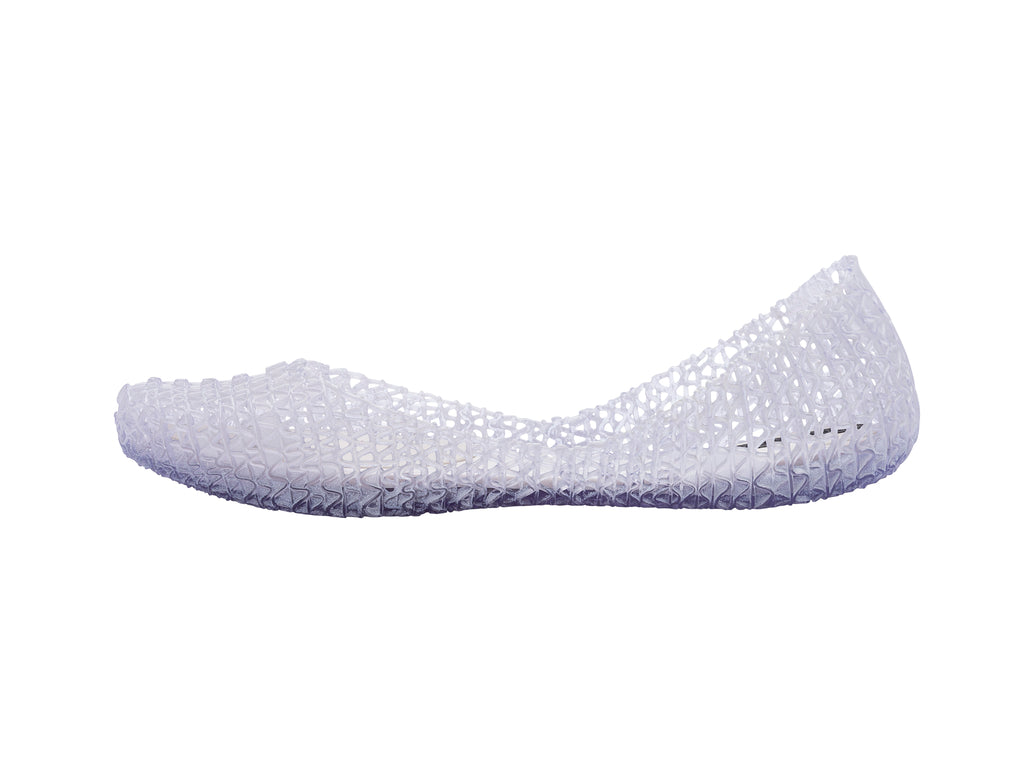 Melissa Campana Papel Brushed Ad Glass Baleriny Damskie Transparentne