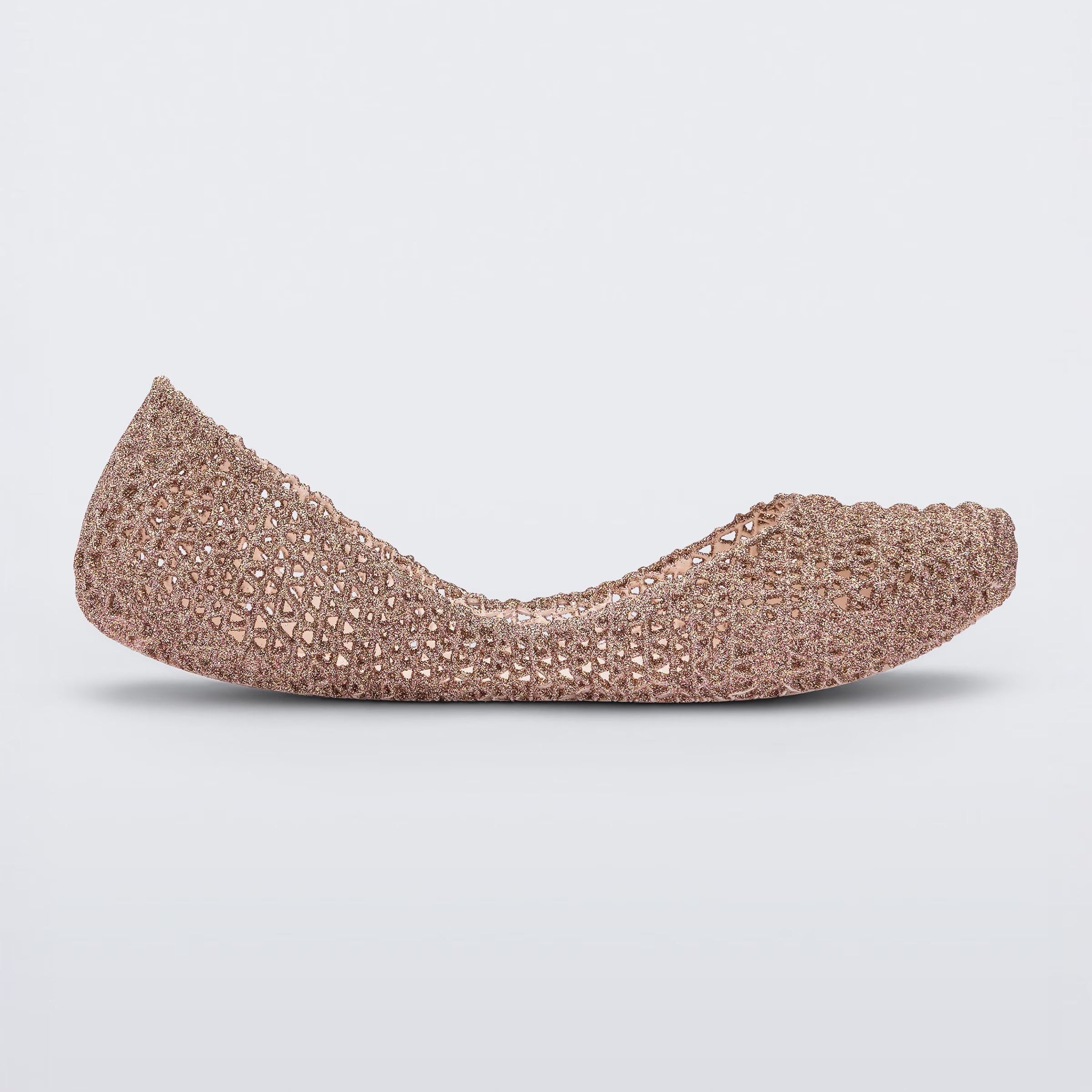 Melissa Campana Papel VII AD Pink Glitter Baleriny Damskie Różowe