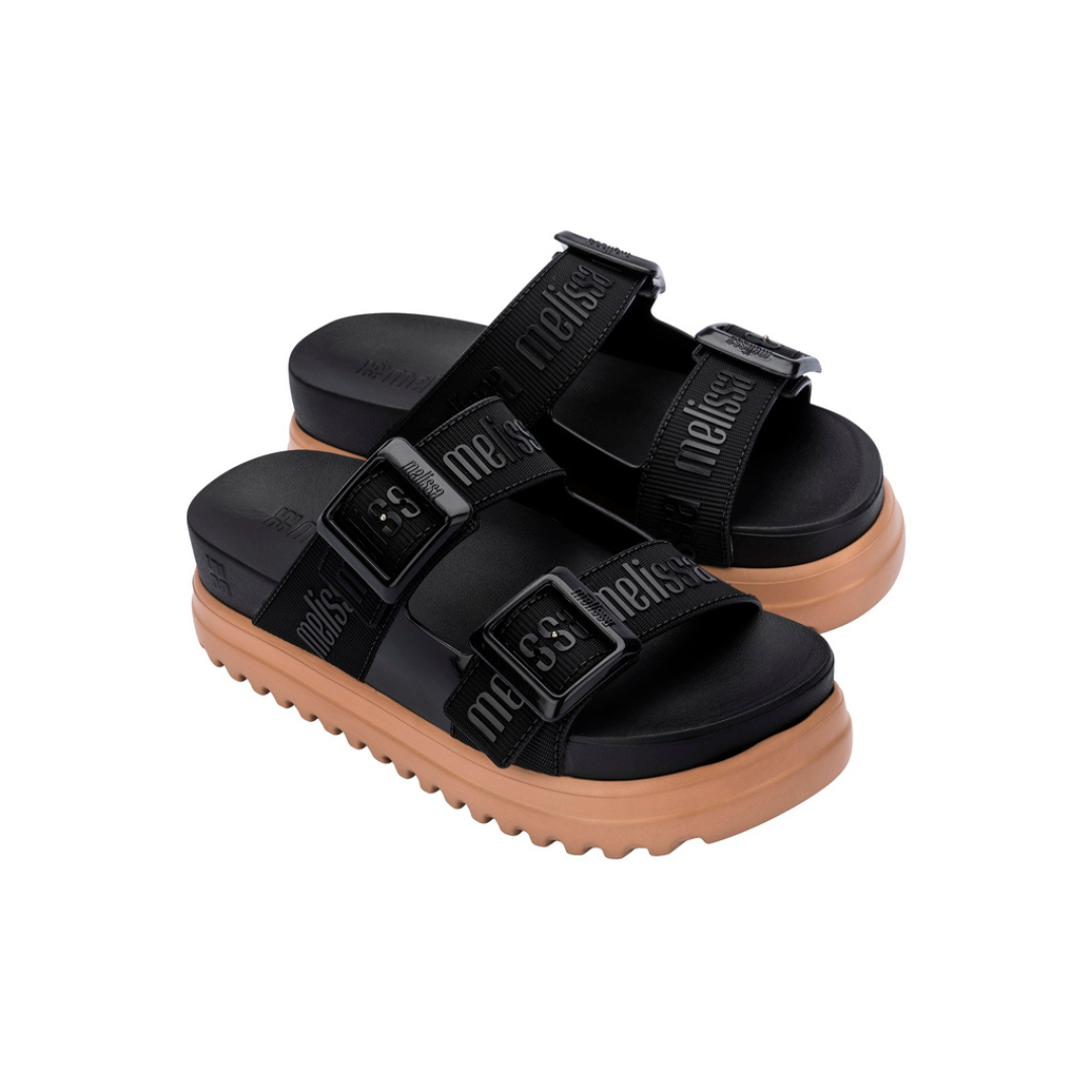 Melissa Cozy M Lover Platform AD Black Klapki Damskie Czarne