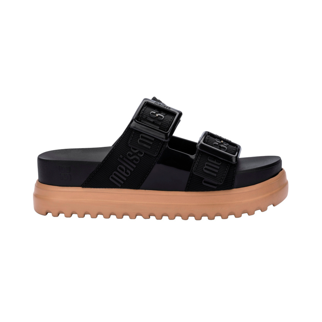 Melissa Cozy M Lover Platform AD Black Klapki Damskie Czarne