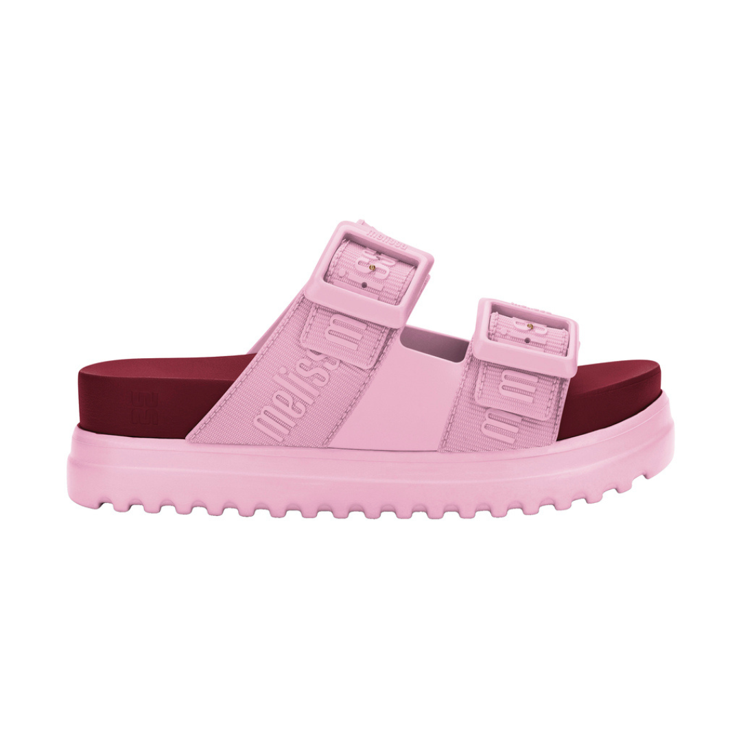 Melissa Cozy M Lover Platform AD Pink/Red Klapki Damskie Różowe