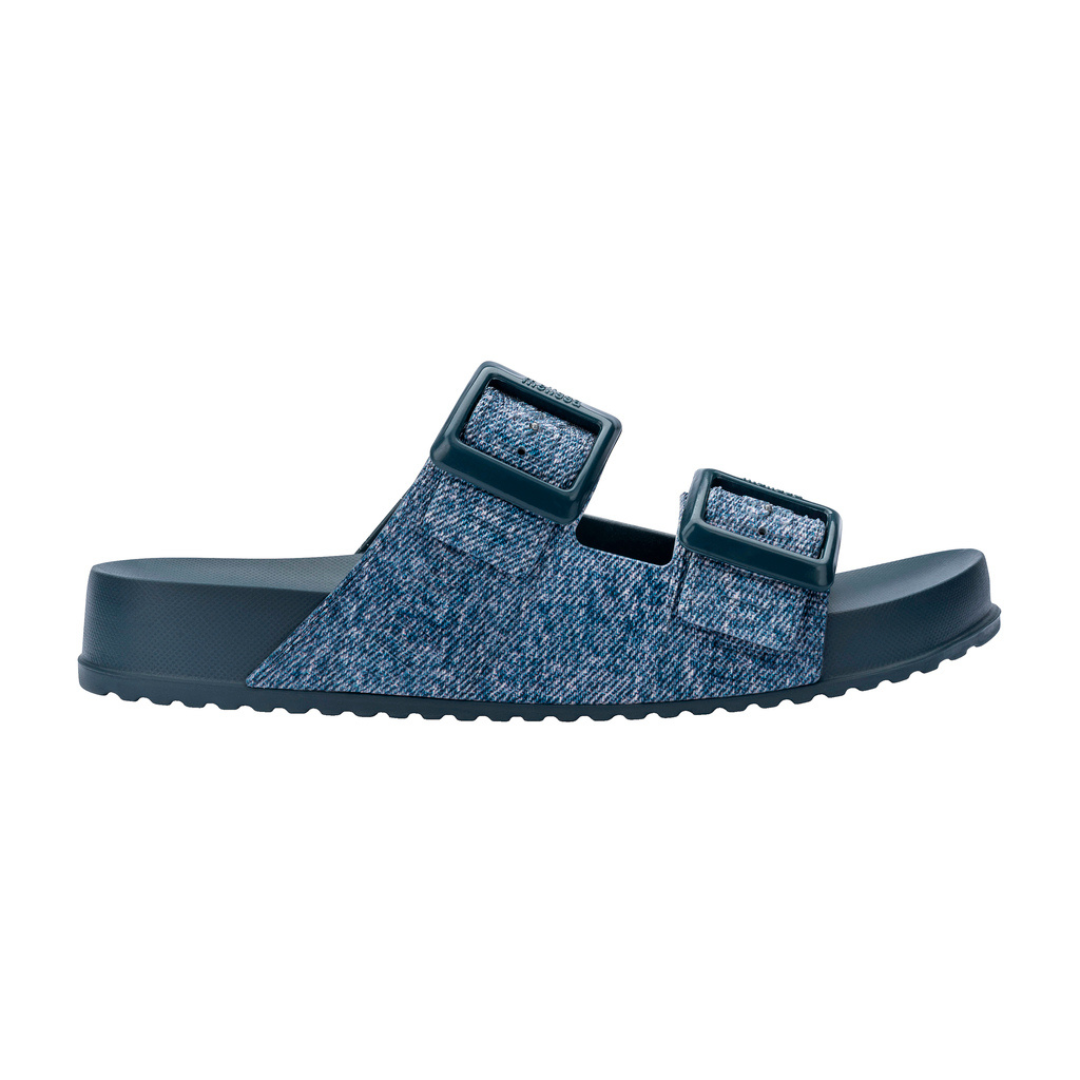 Melissa Cozy M Lover Slide Denim AD Jeans Blue Klapki Damskie Niebieskie