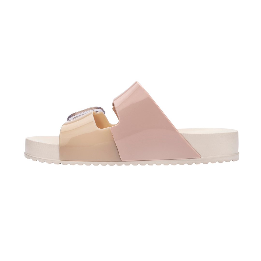 Melissa Cozy Slide Ad Beige/ Pink Klapki Damskie Beżowe