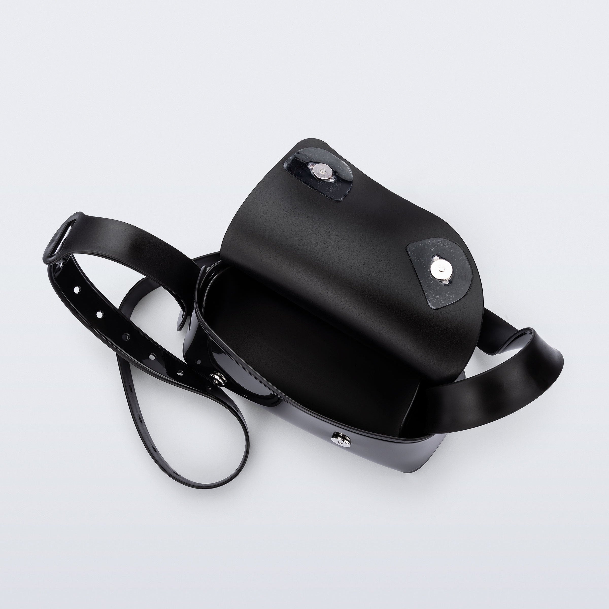 Melissa Cross Bag II Clear Black Torebka Czarna