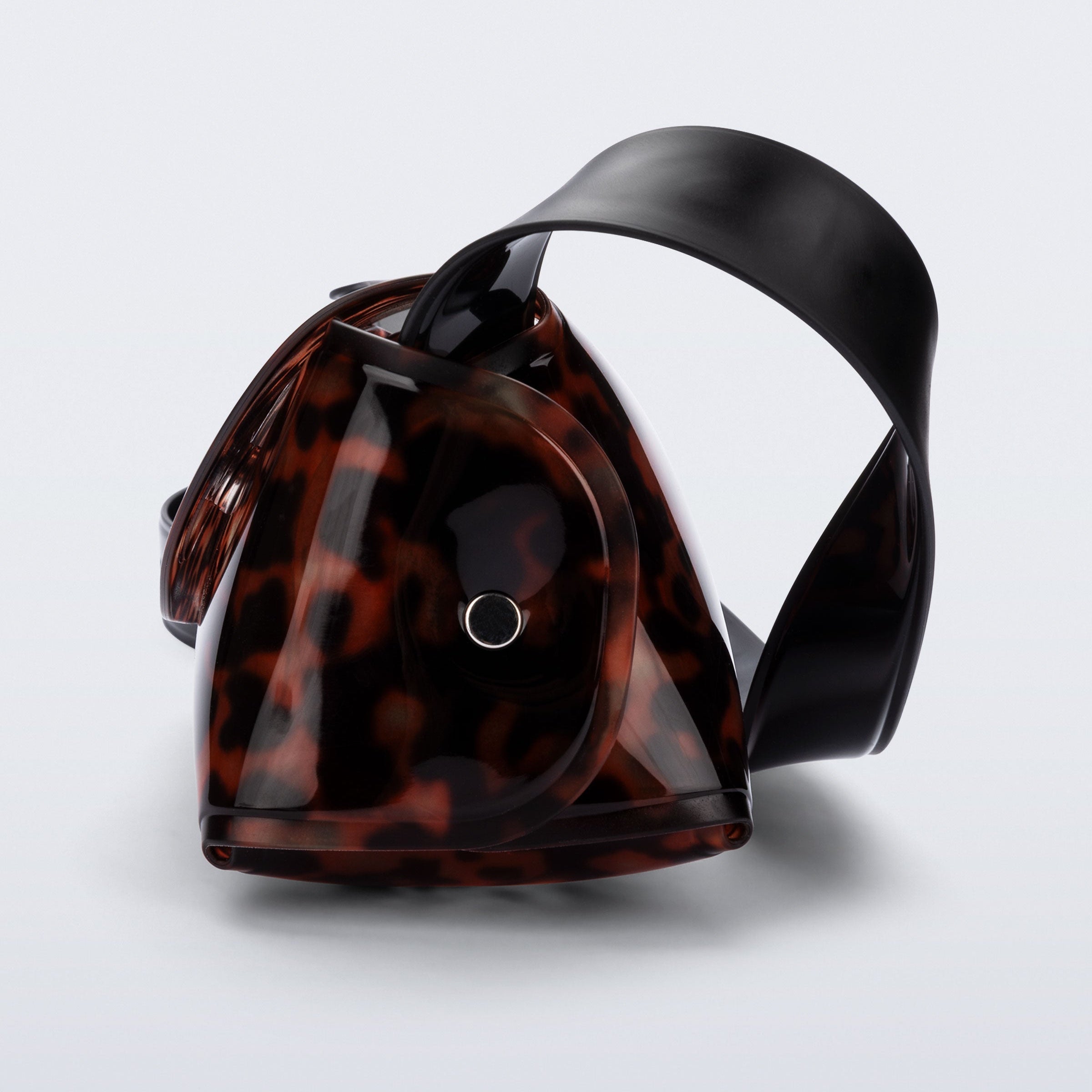 Melissa Cross Bag II Clear Black / Tortoise Torebka Czarna