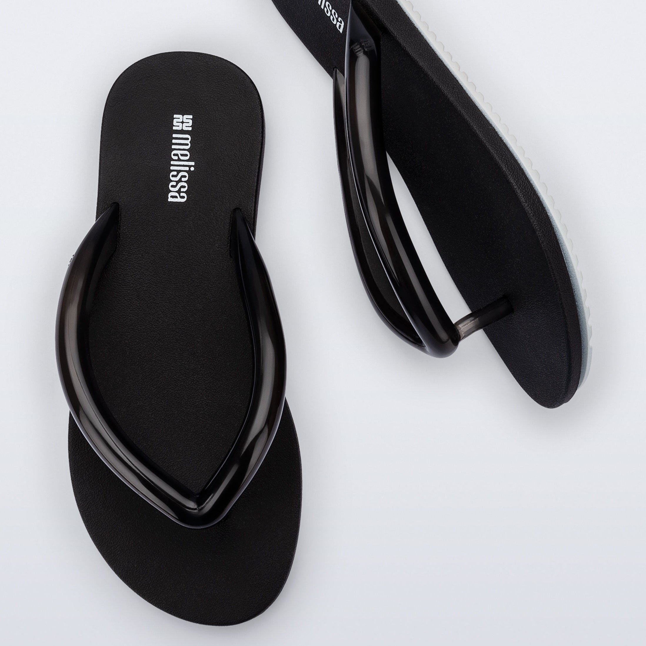 Melissa Flip Flop Airflow AD Black / White Japonki Damskie Czarne