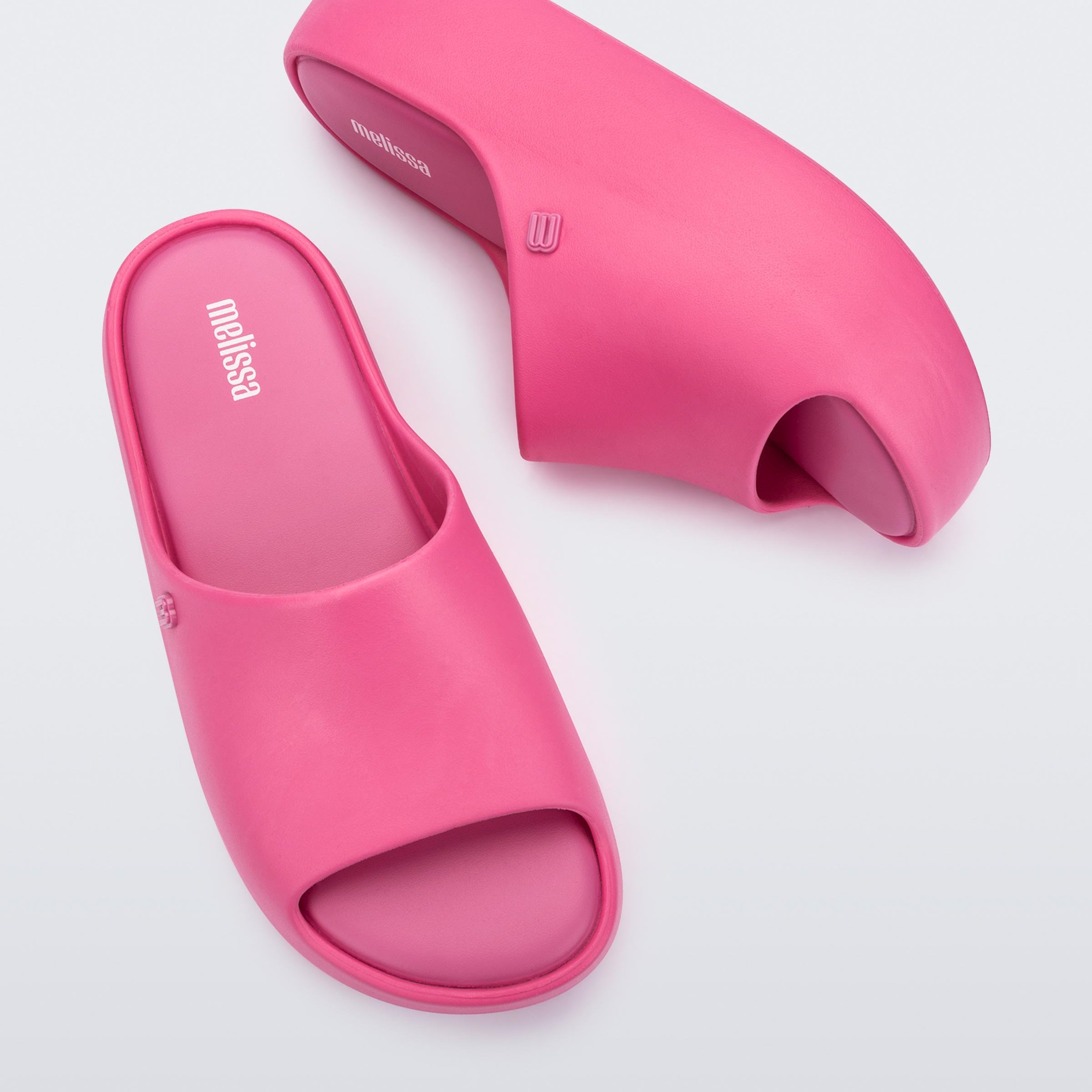 Melissa Free Platform Slide AD Pink Klapki Damskie Na Platformie Różowe