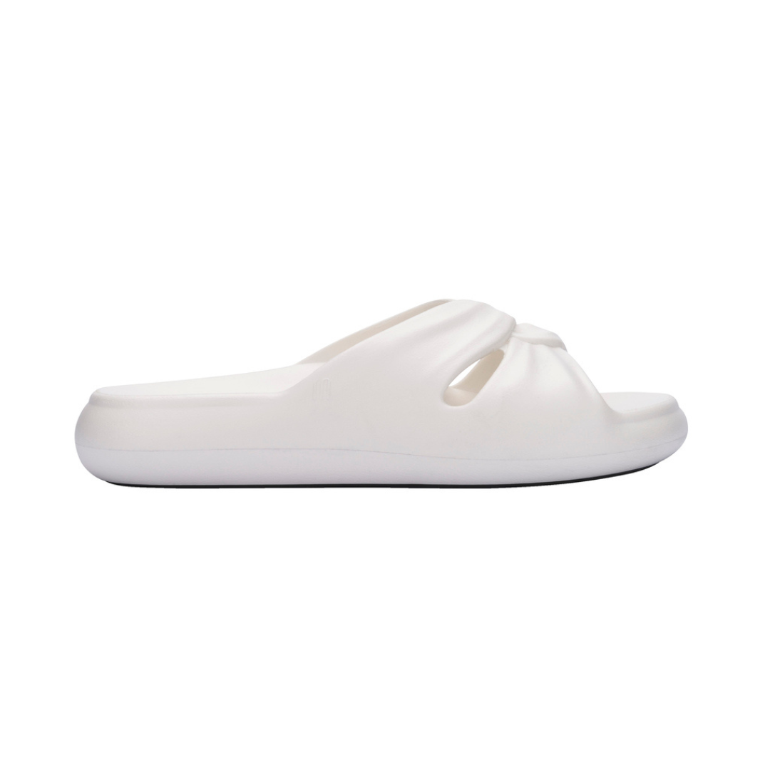 Melissa Free Slide AD White/Black Klapki Damskie Białe