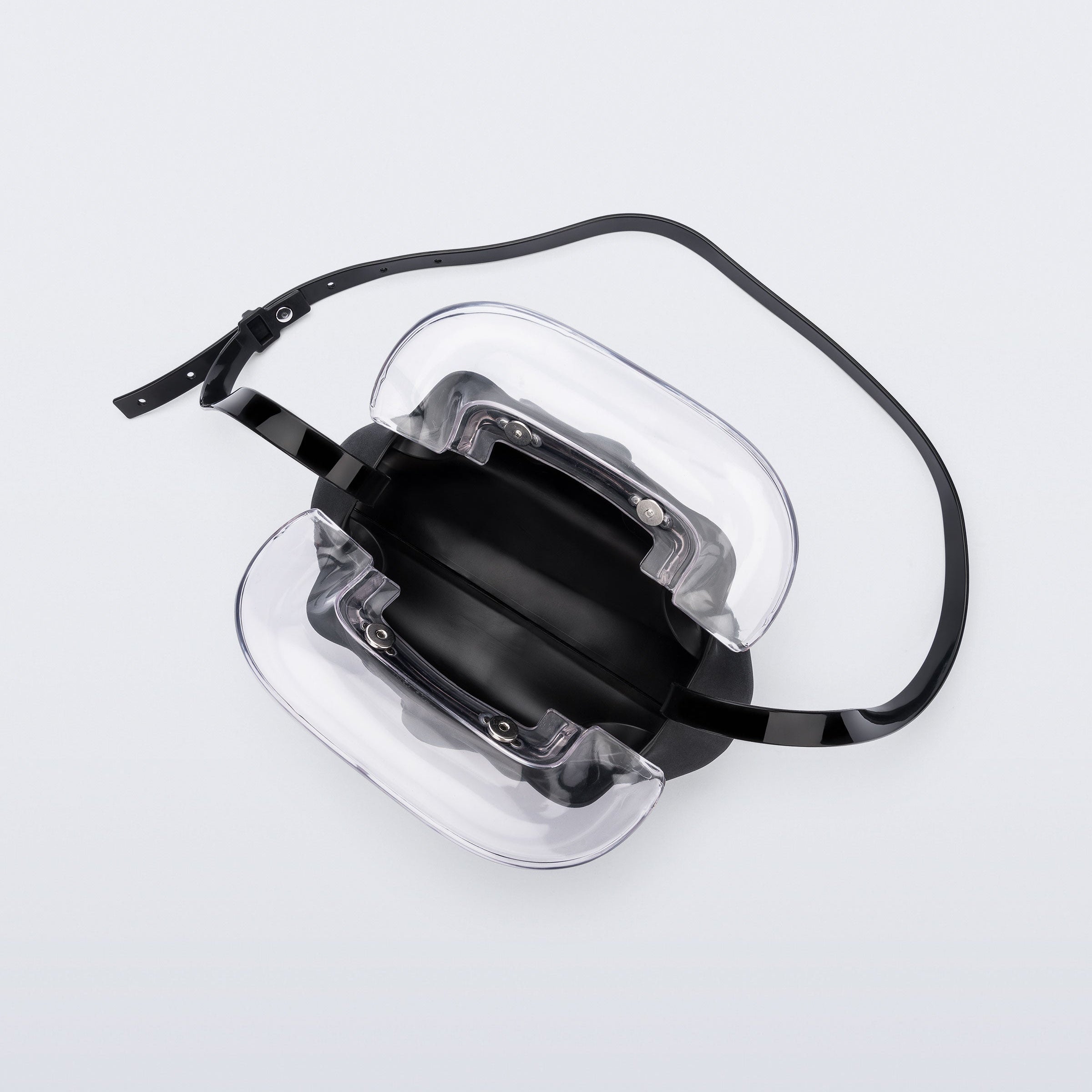 Melissa Glass Bag Black / Clear Torba Damska Czarna