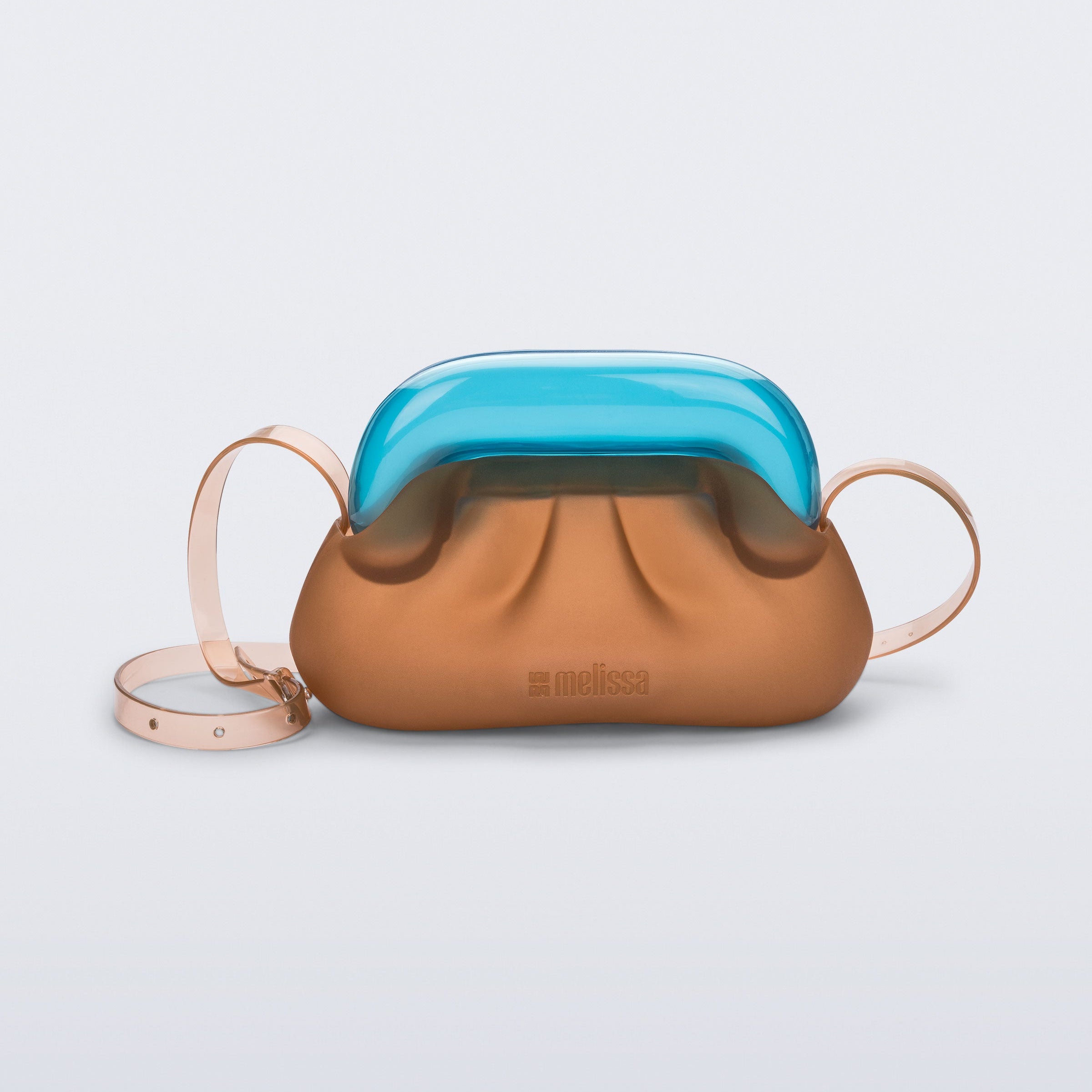Melissa Glass Bag Orange / Blue Torba Damska Pomarańczowa