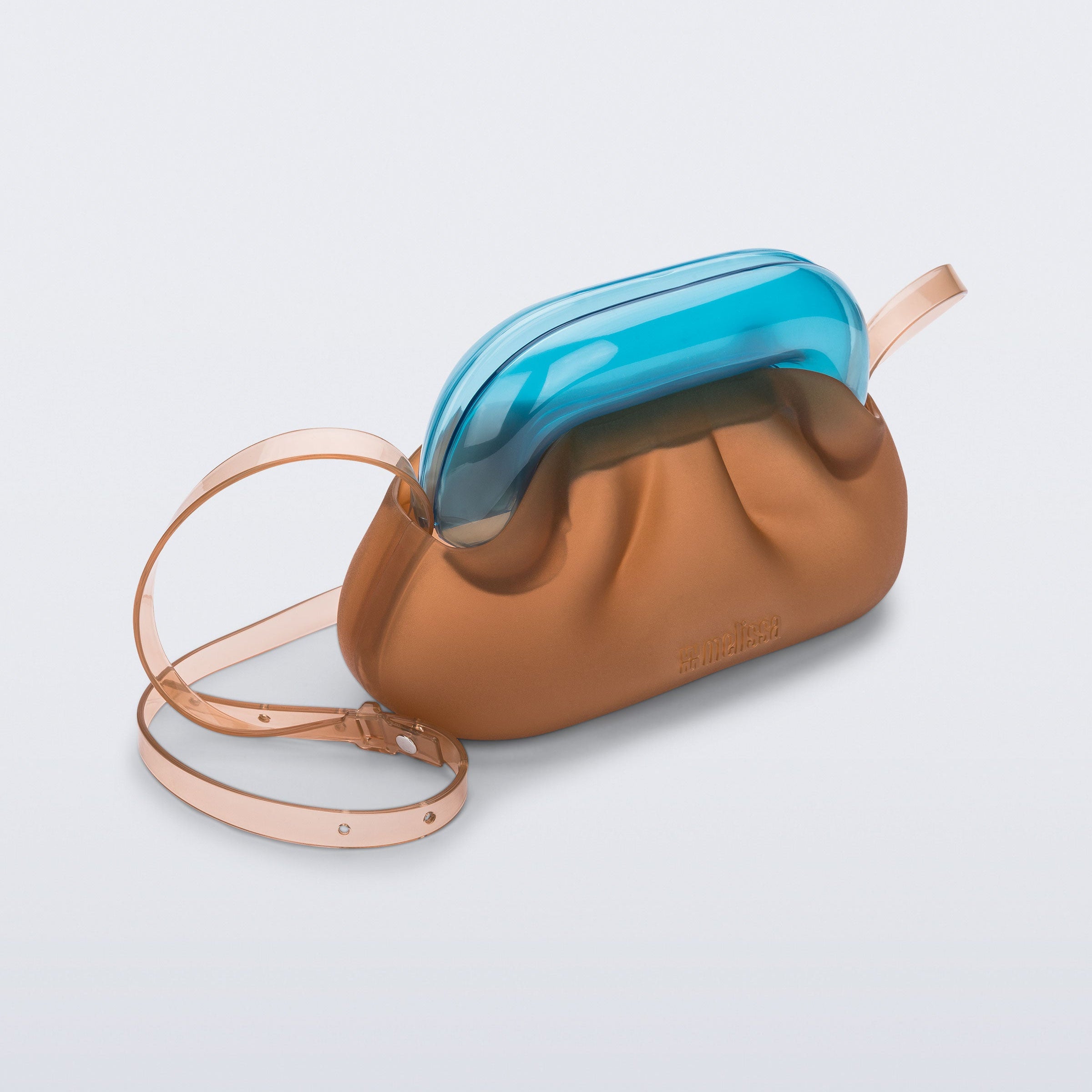 Melissa Glass Bag Orange / Blue Torba Damska Pomarańczowa