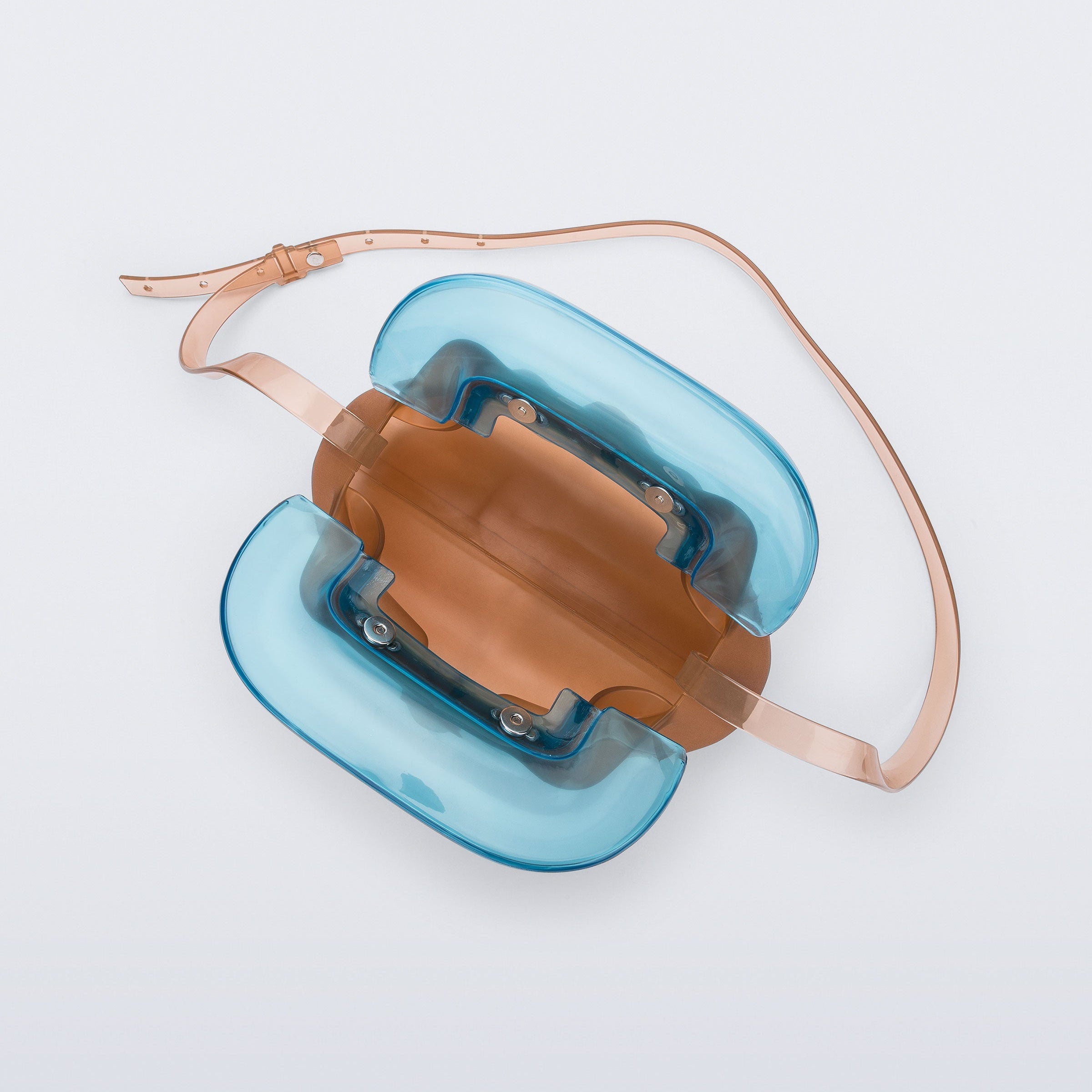 Melissa Glass Bag Orange / Blue Torba Damska Pomarańczowa