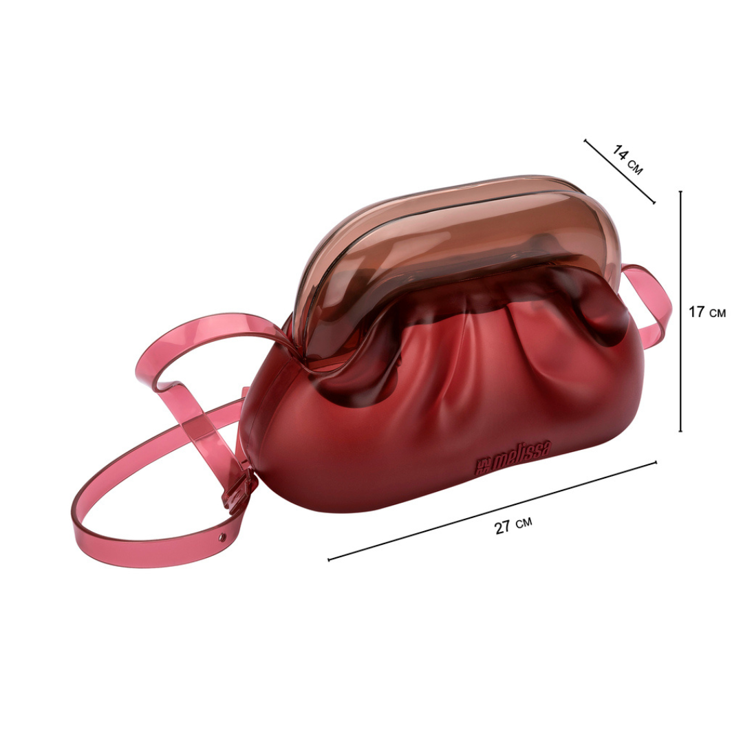 Melissa Glass Bag Red/ Brown Torba Damska Czerwona