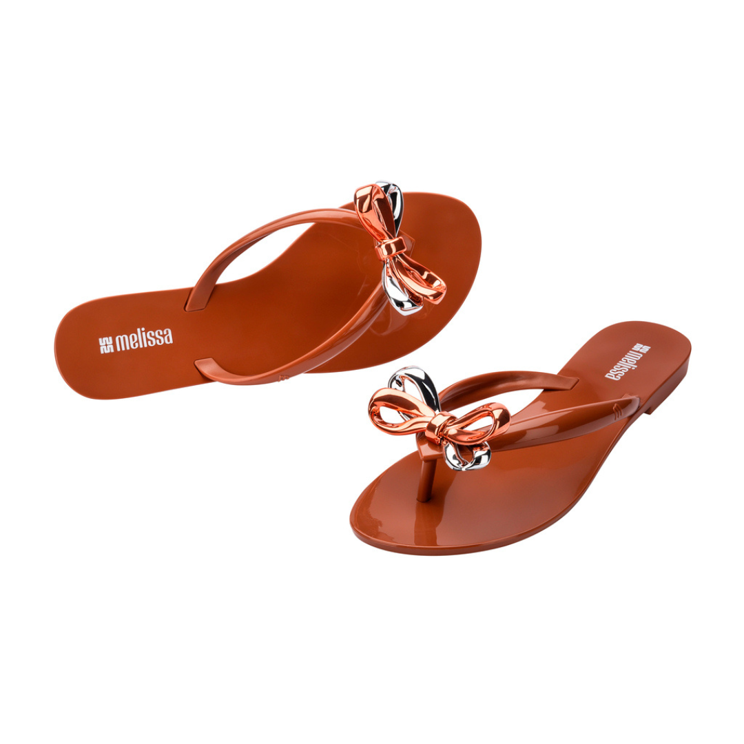 Melissa Harmonic Eclipse AD Brown Klapki Damskie Brązowe