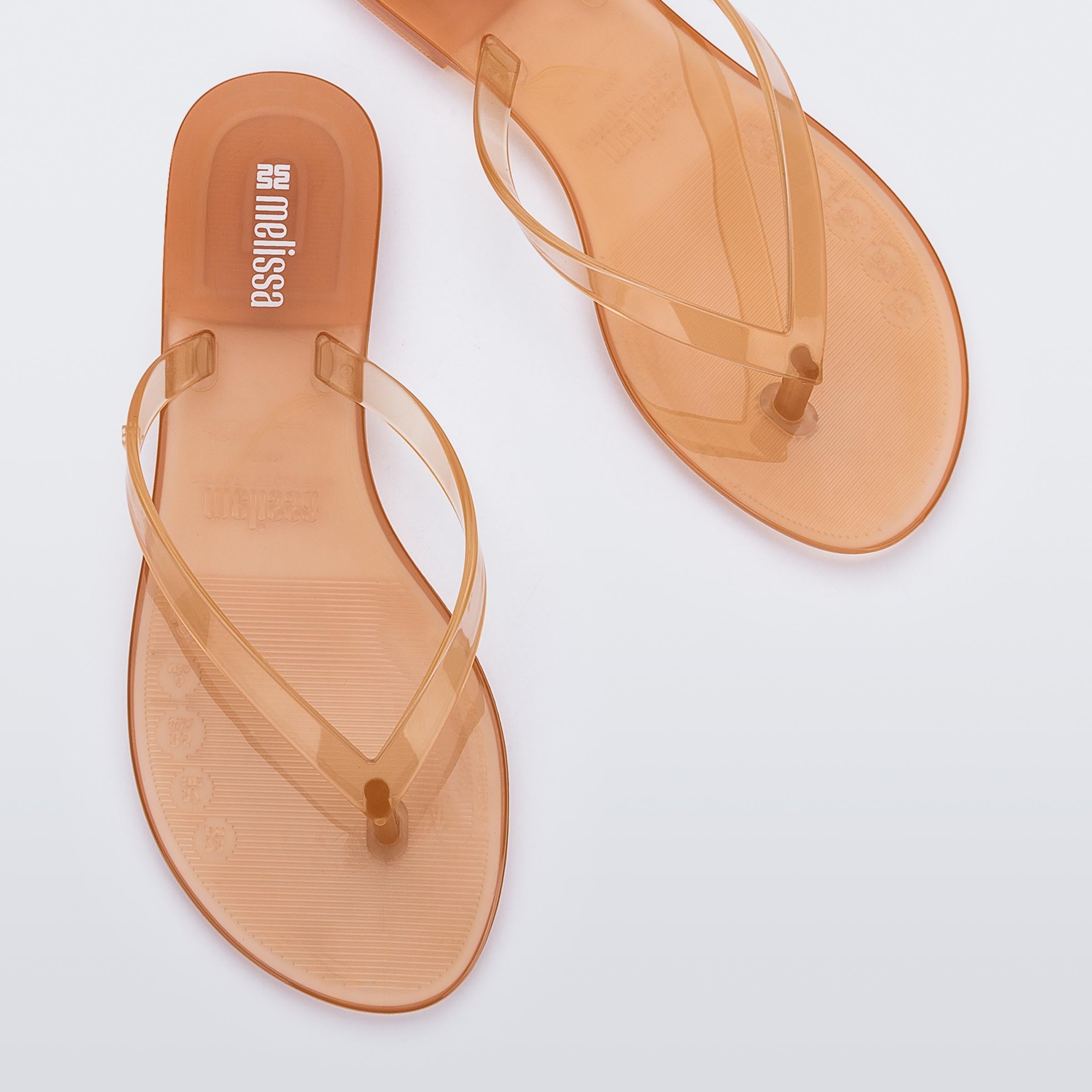 Melissa Harmonic Jelly AD Clear Beige Japonki Damskie Beżowe