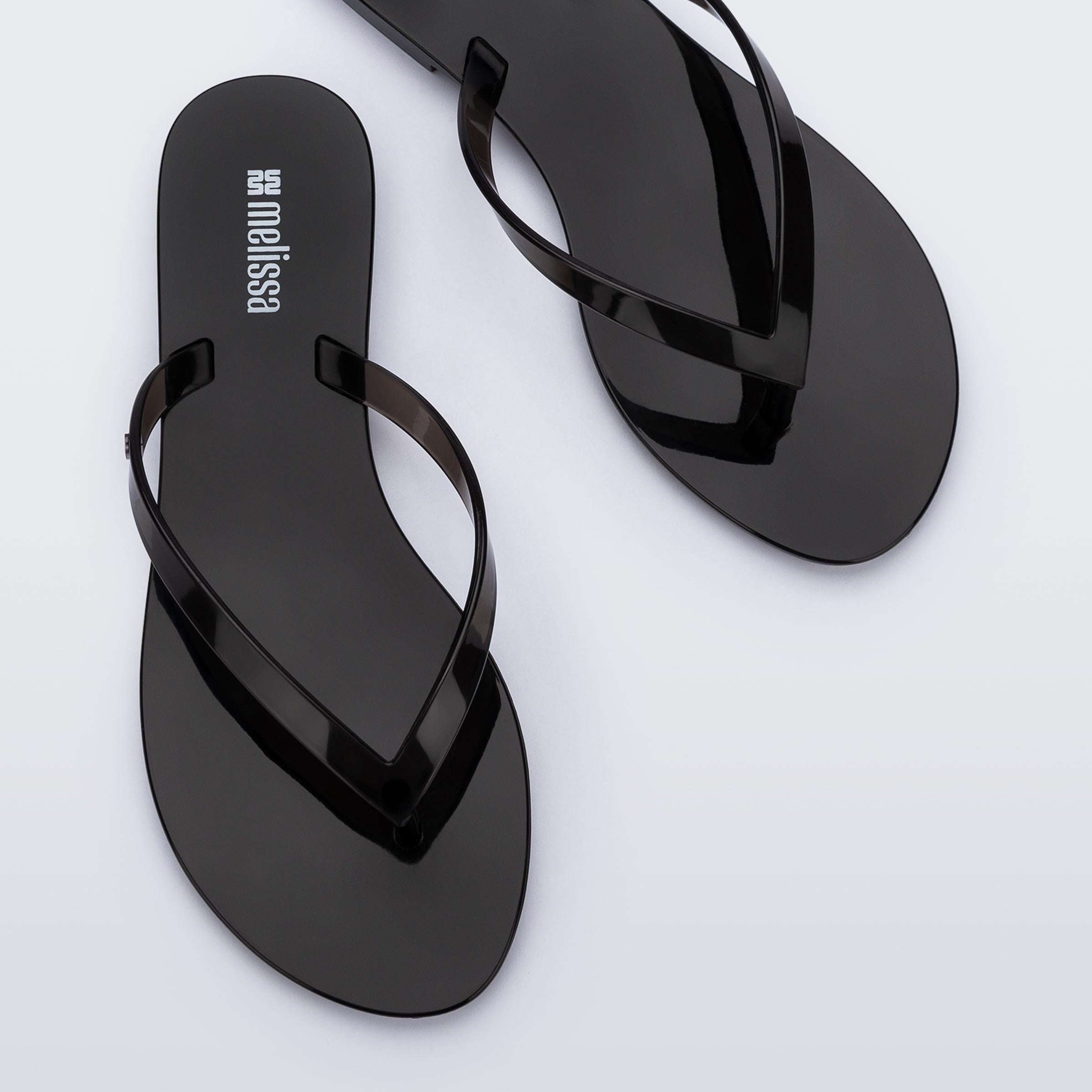 Melissa Harmonic Jelly AD Clear Black Japonki Damskie Czarne
