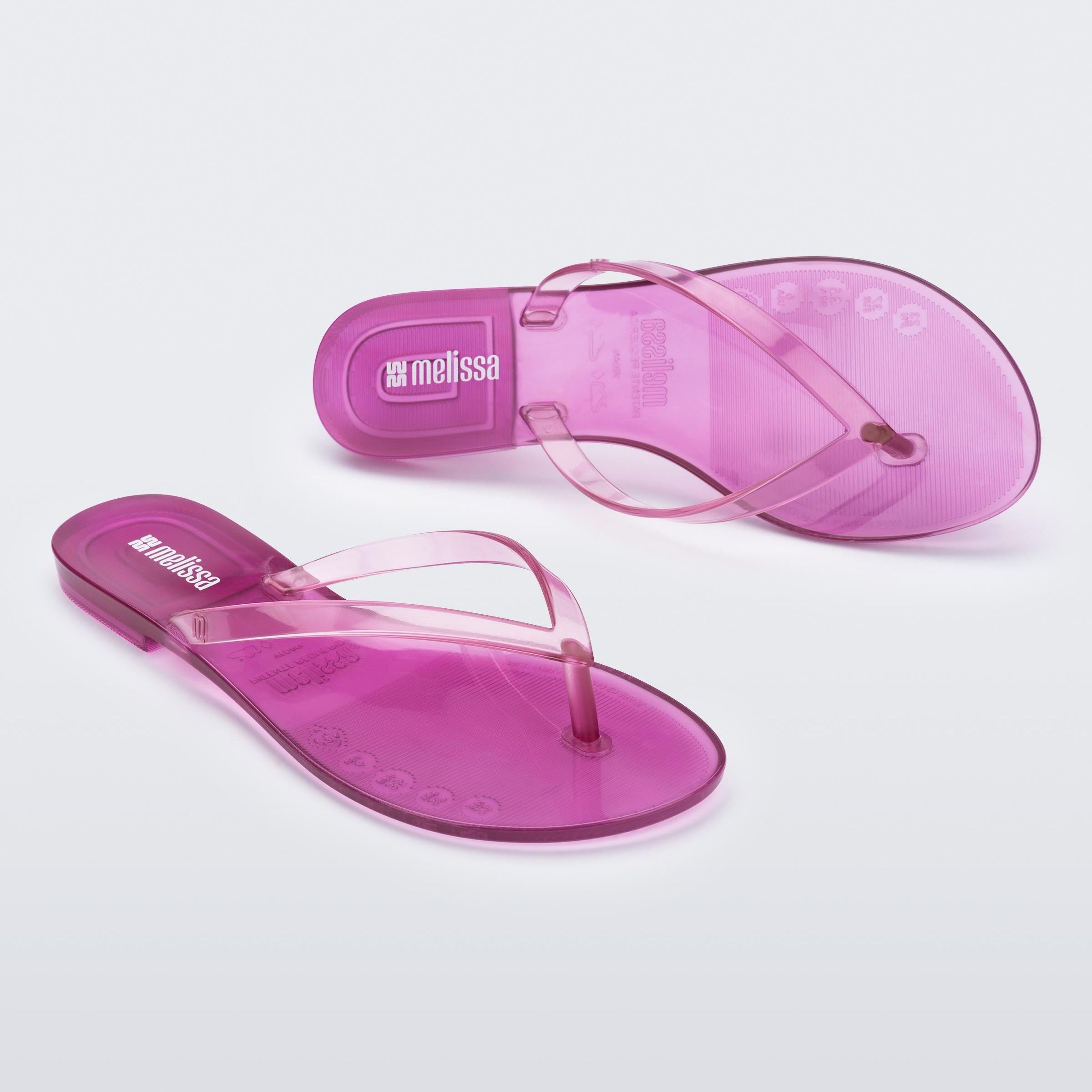 Melissa Harmonic Jelly AD Clear Lilac Japonki Damskie Liliowe