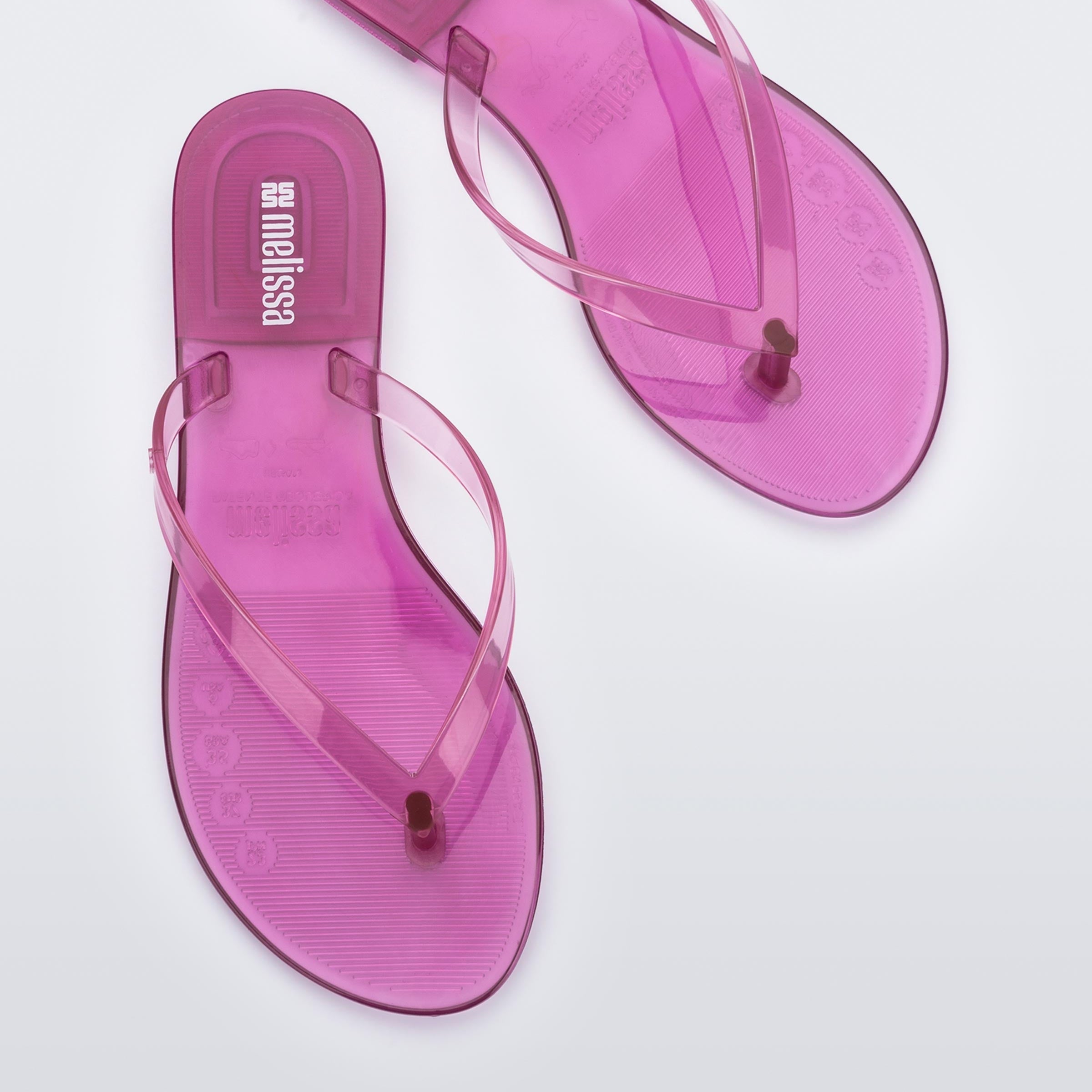 Melissa Harmonic Jelly AD Clear Lilac Japonki Damskie Liliowe