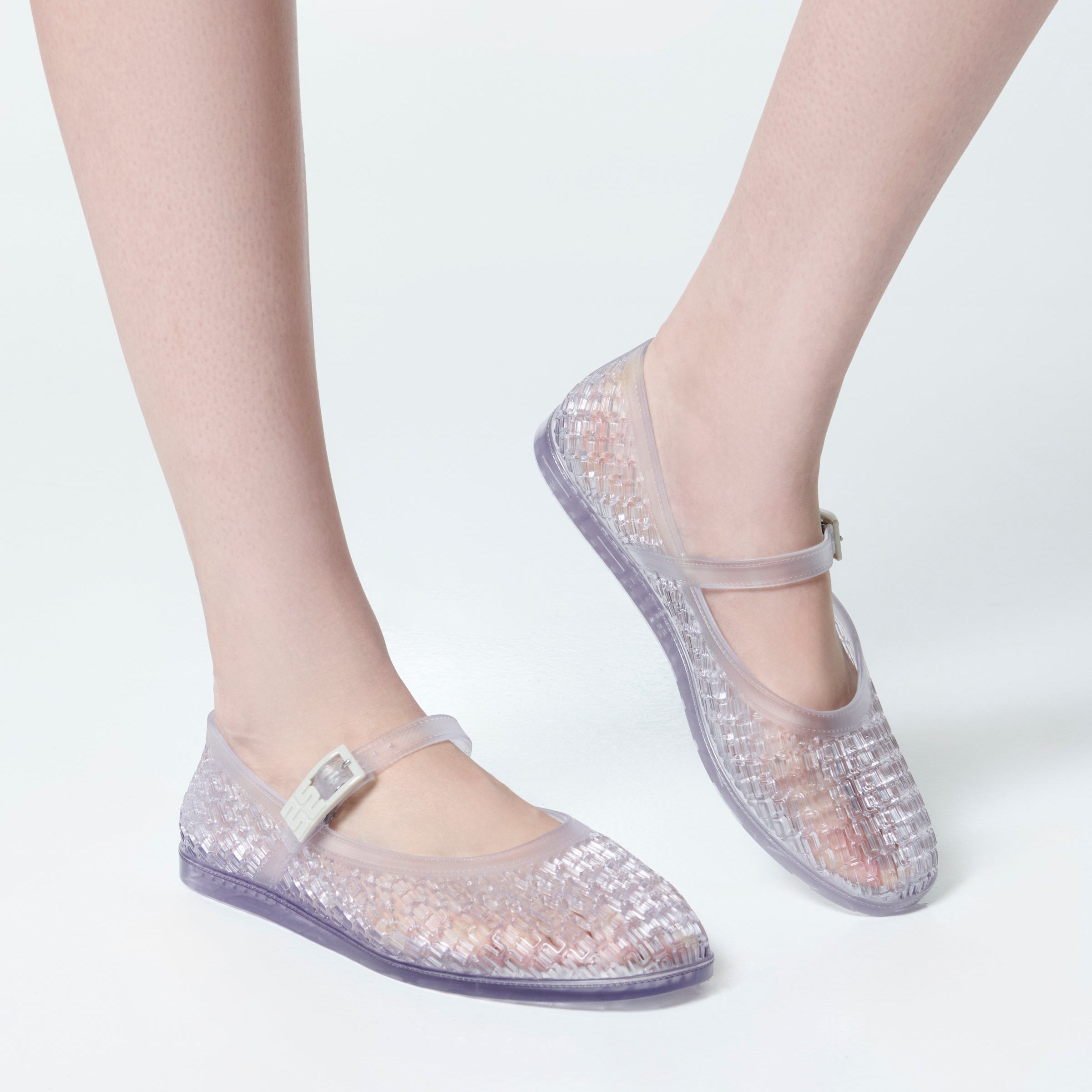 Melissa Harper Ad Clear Klapki Damskie Transparentne