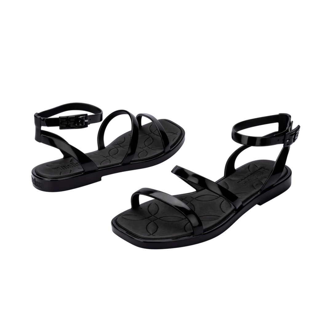 Melissa Heat Sandal Ad Black Klapki Damskie Czarne