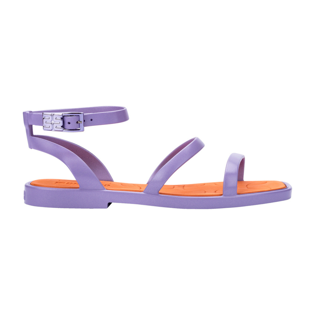 Melissa Heat Sandal Ad Lilac/Orange Klapki Damskie Liliowe