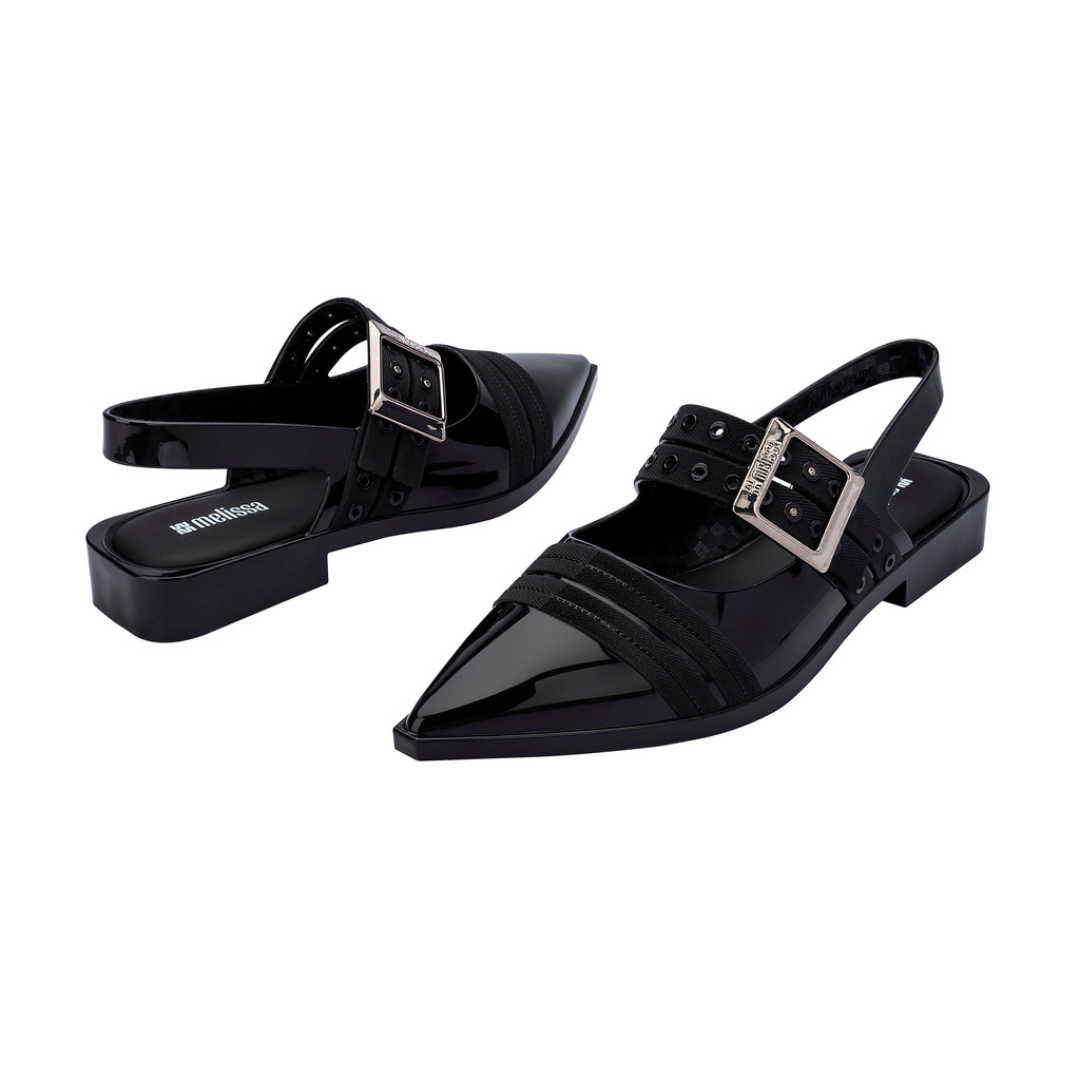 Melissa Ladylike Ad Black Sandały Damskie Czarne