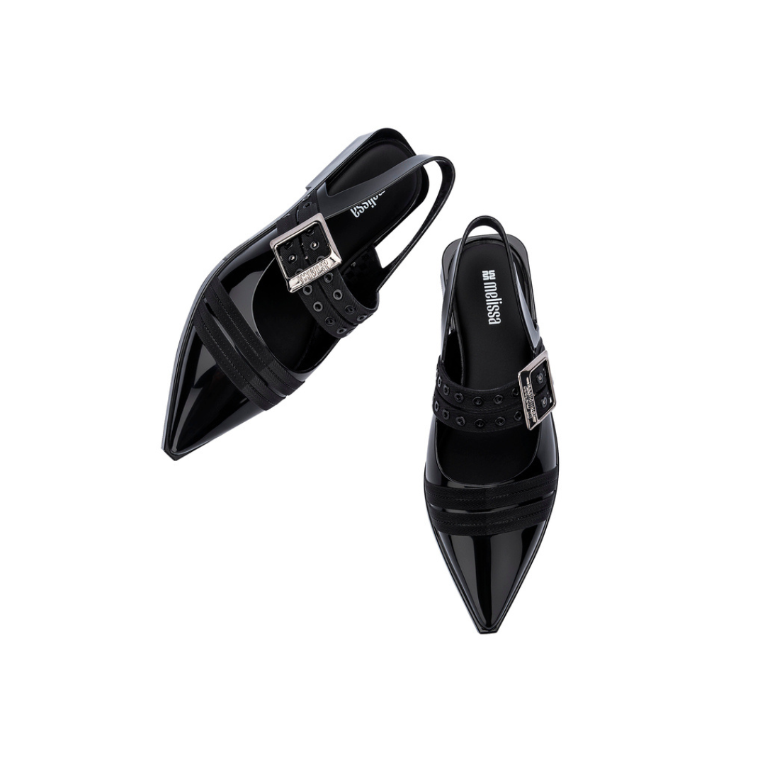 Melissa Ladylike Ad Black Sandały Damskie Czarne