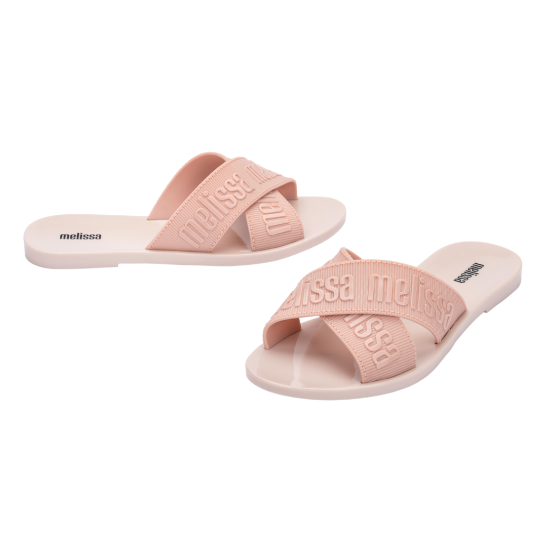 Melissa M Lover Slide Ad Klapki Damskie Soft Pink Różowe