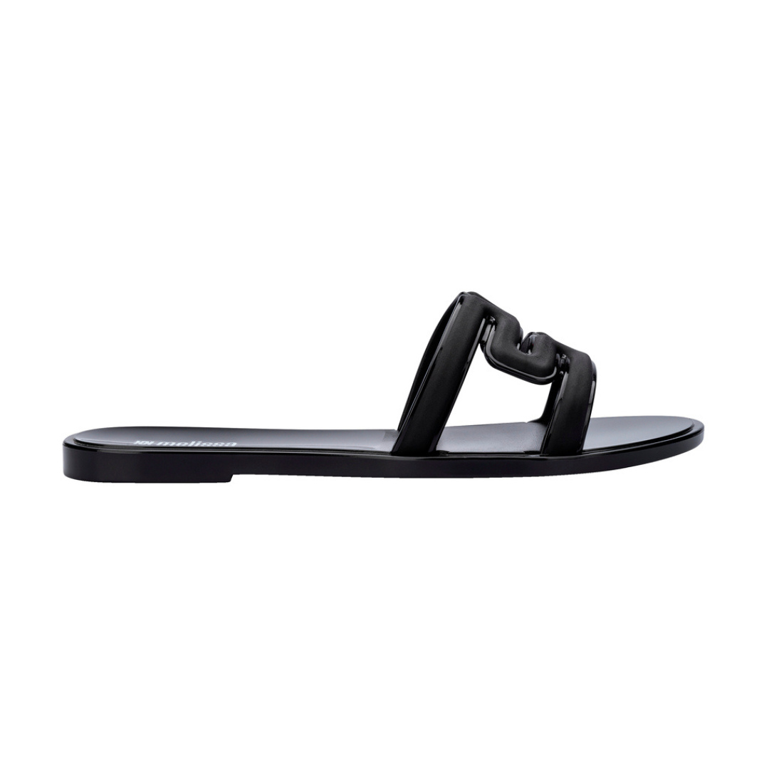 Melissa M Slide Ad Black Klapki Damskie Czarne