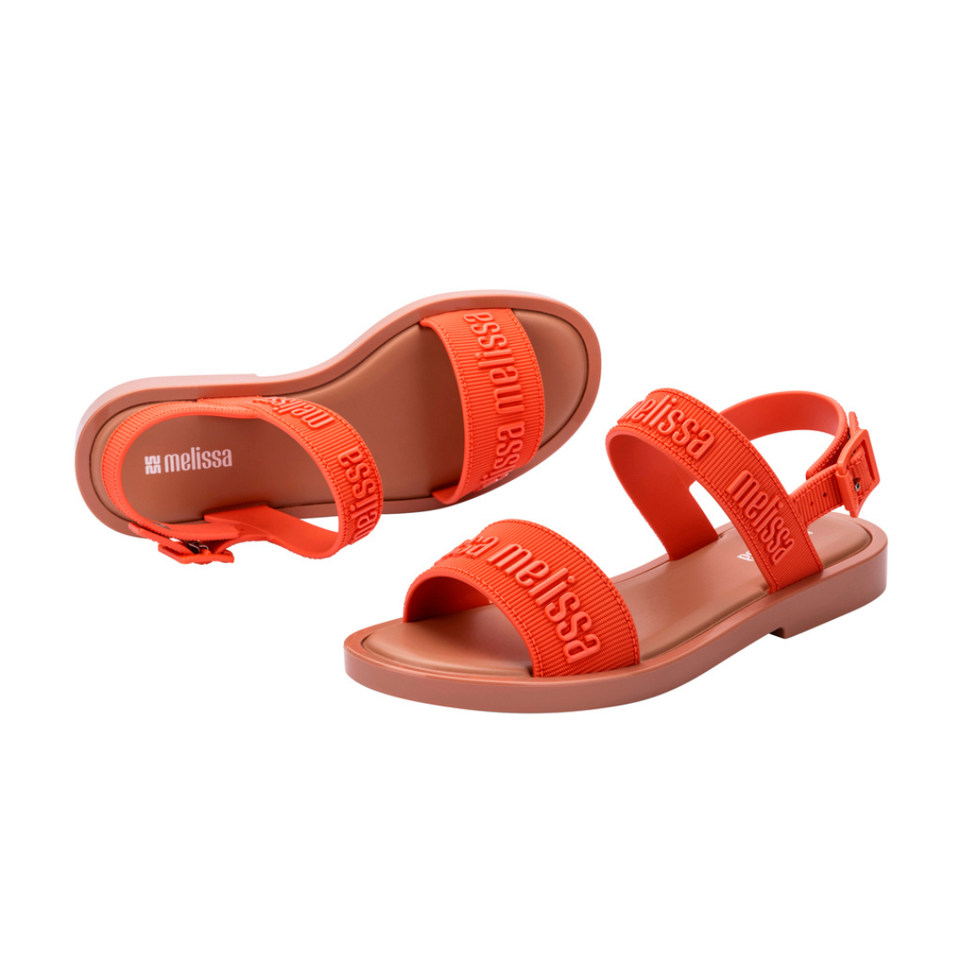 Melissa Mar M Lover AD Brown/ Orange Sandały Damskie Brązowe