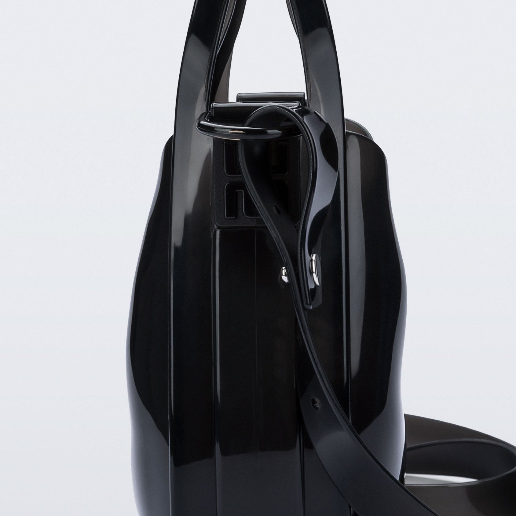 Melissa Mirror Bag Clear Black Torebka Czarna