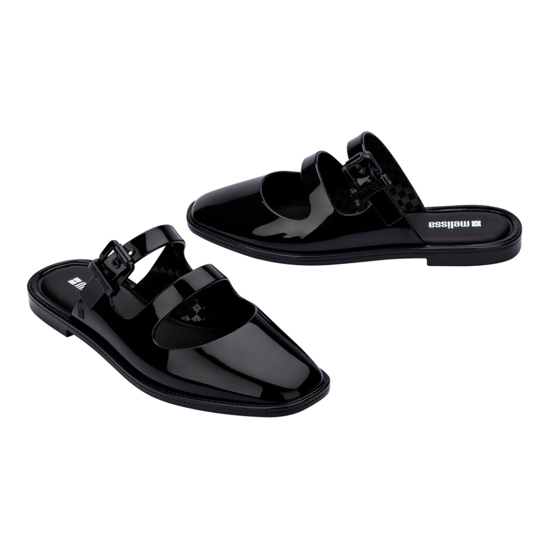 Melissa Anastasia Black Klapki Damskie Czarne