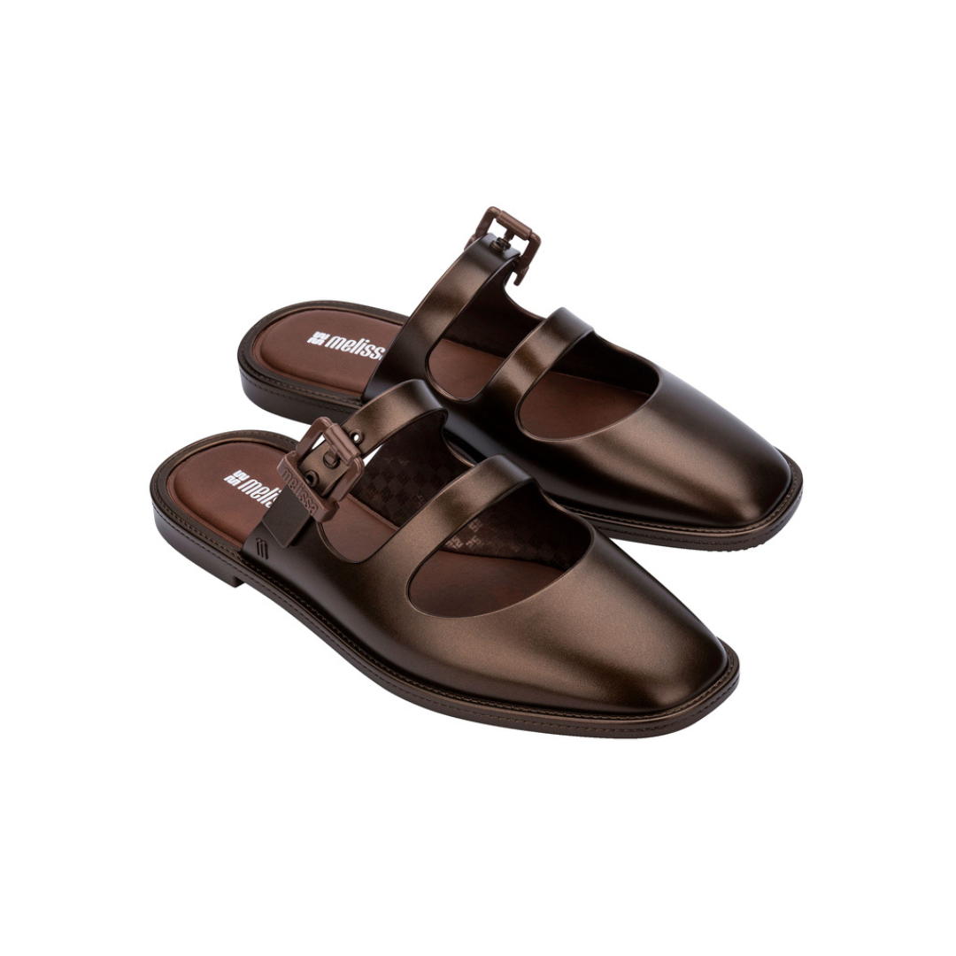 Melissa Anastasia Bronze Klapki Damskie Brązowe