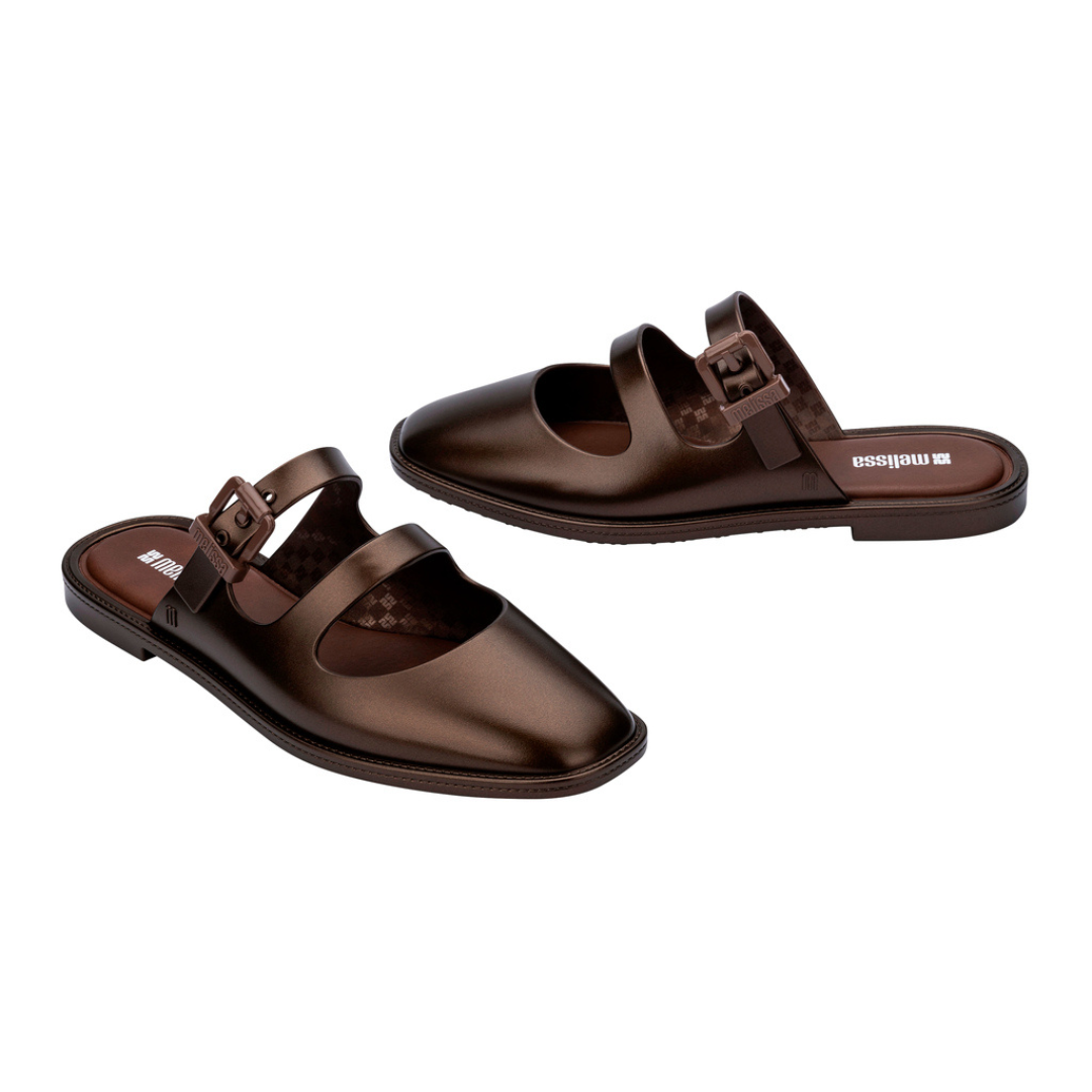 Melissa Anastasia Bronze Klapki Damskie Brązowe