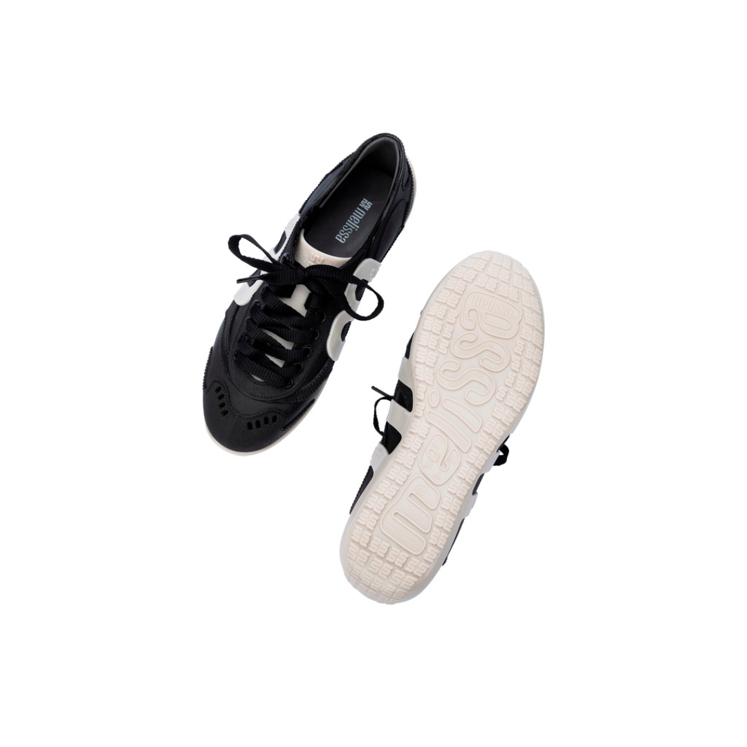 Melissa Motion Beige/ Black Sneakersy Damskie Czarne