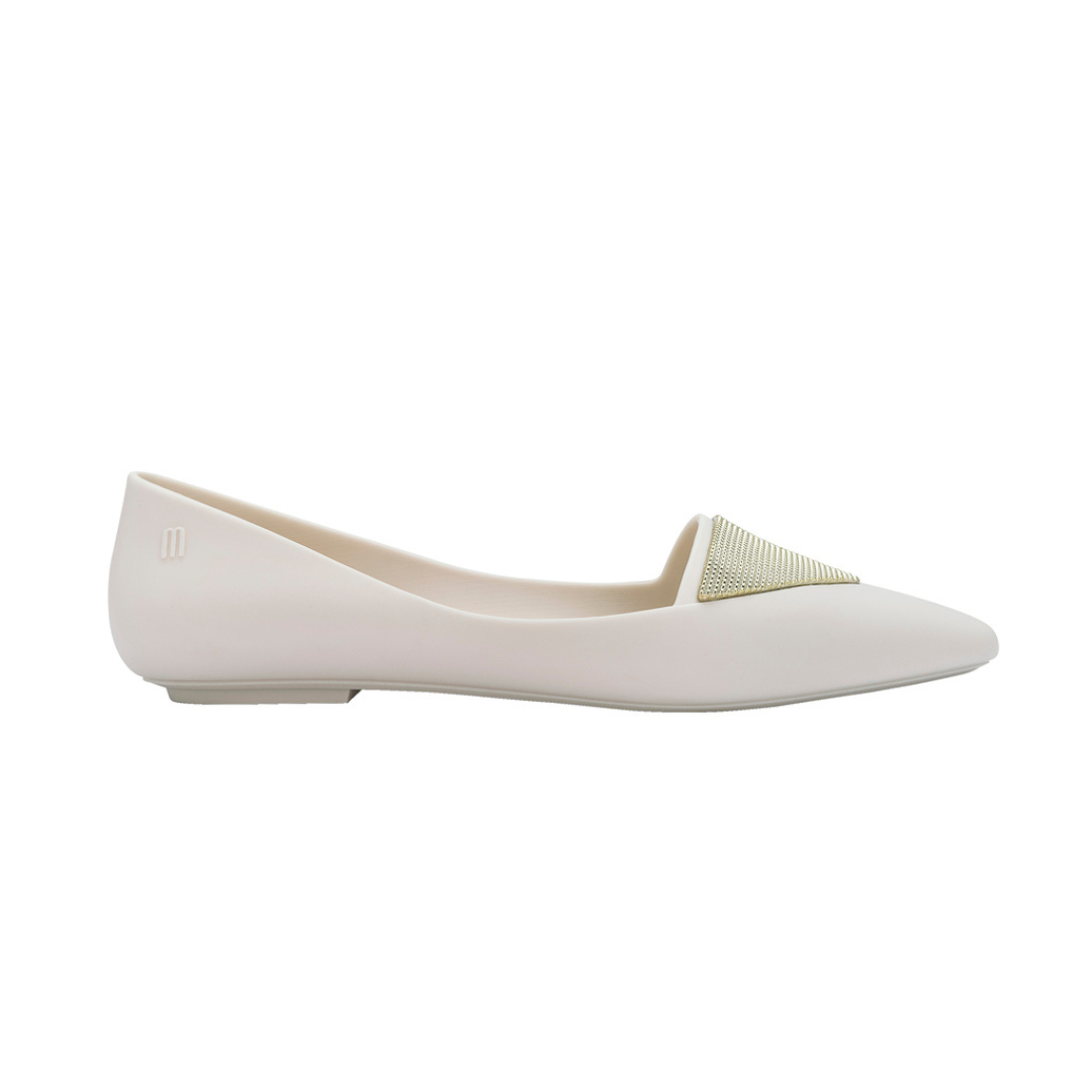 Melissa Pointy IV AD Beige Baleriny Damskie Beżowe
