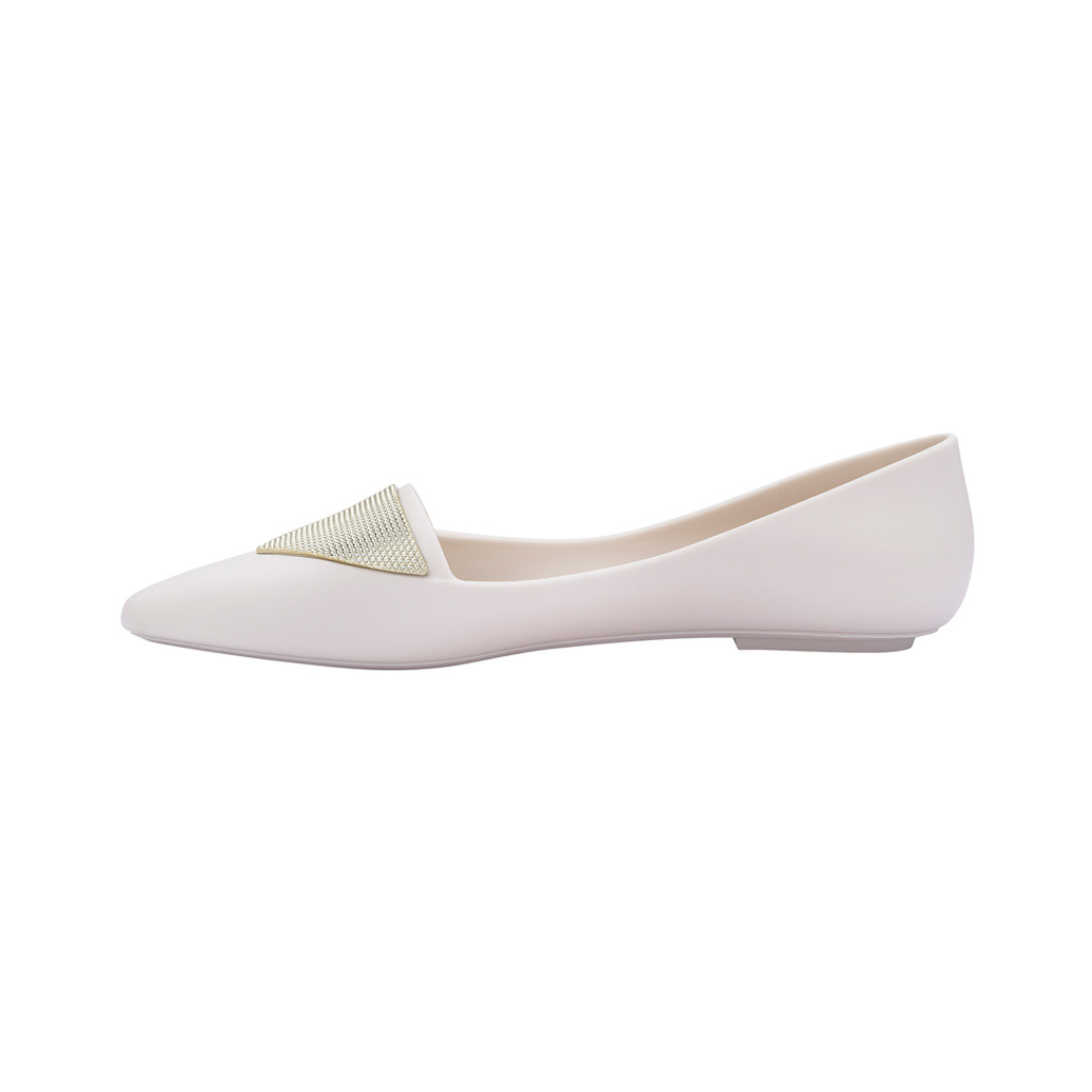 Melissa Pointy IV AD Beige Baleriny Damskie Beżowe