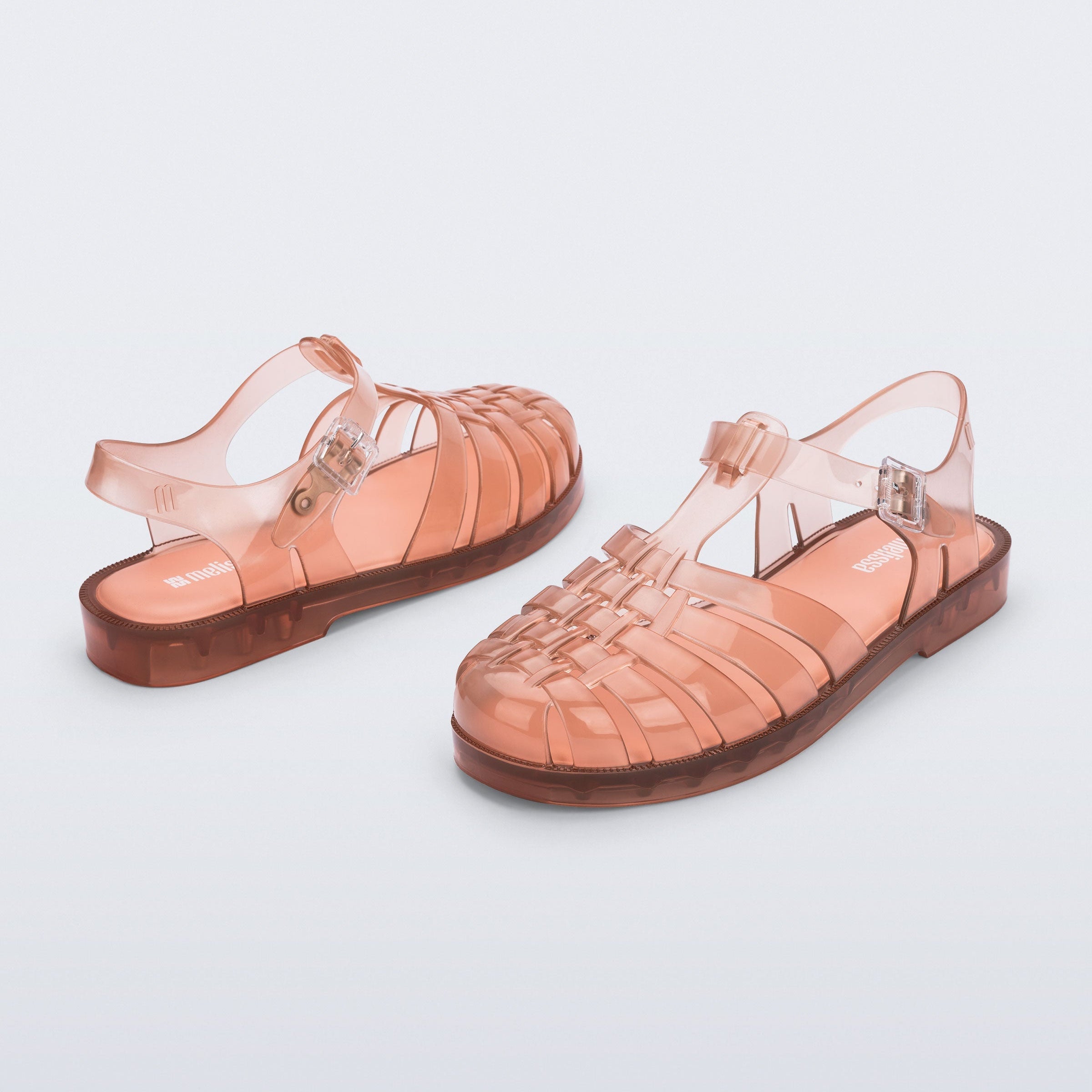 Melissa Possession AD Light Beige / Transparent Sandały Damskie Beżowe