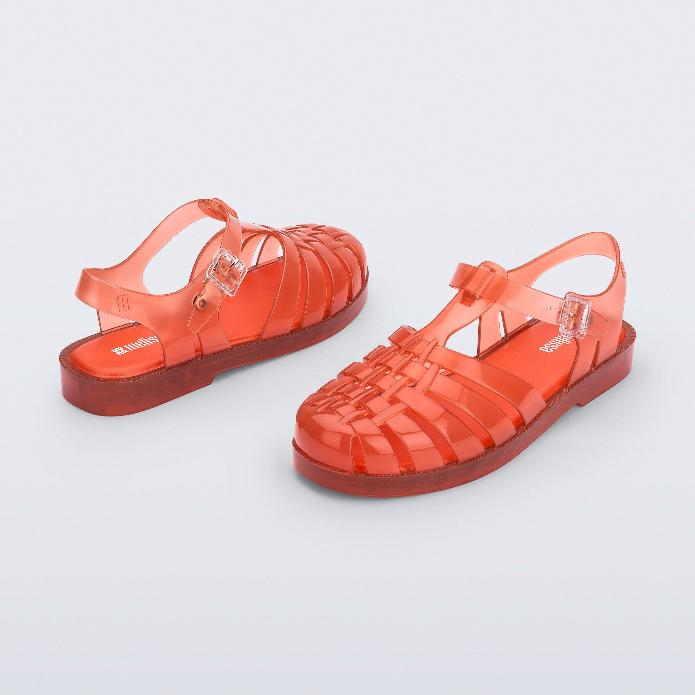 Melissa Possession AD Transparent Orange Sandały Damskie Pomarańczowe