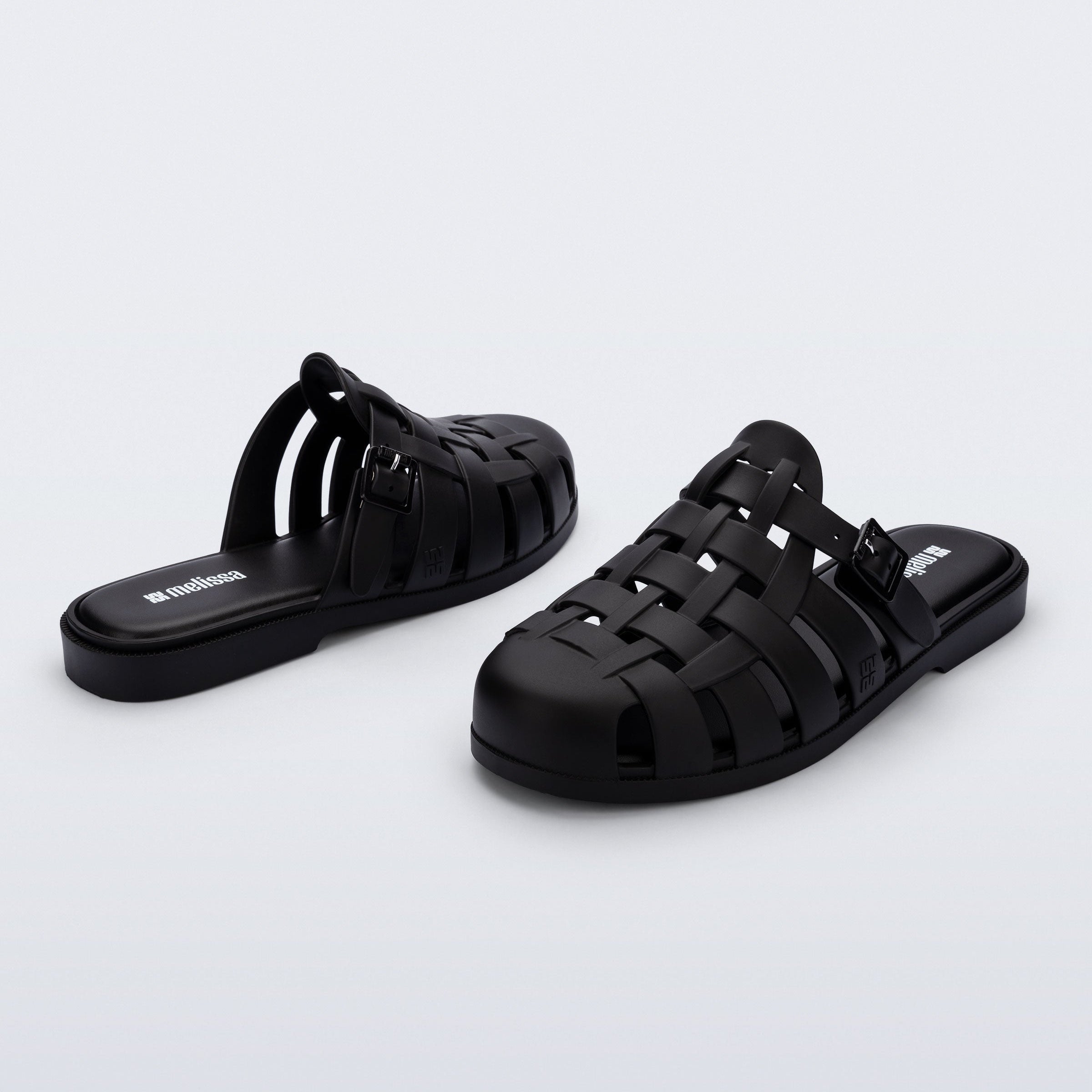 Melissa Possession Mule AD Matt Black Sandały Damskie Czarne