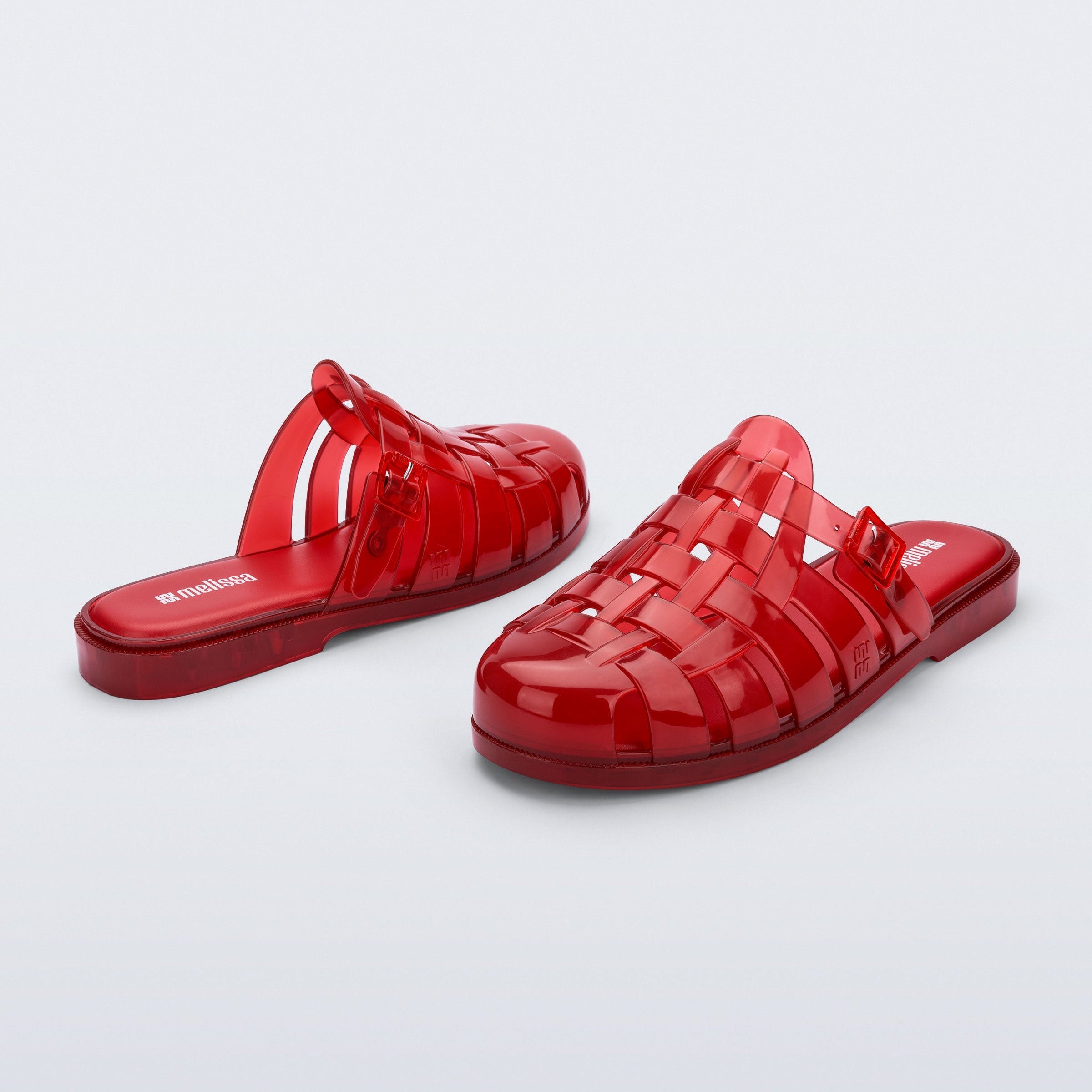 Melissa Possession Mule AD Red Sandały Damskie Czerwone