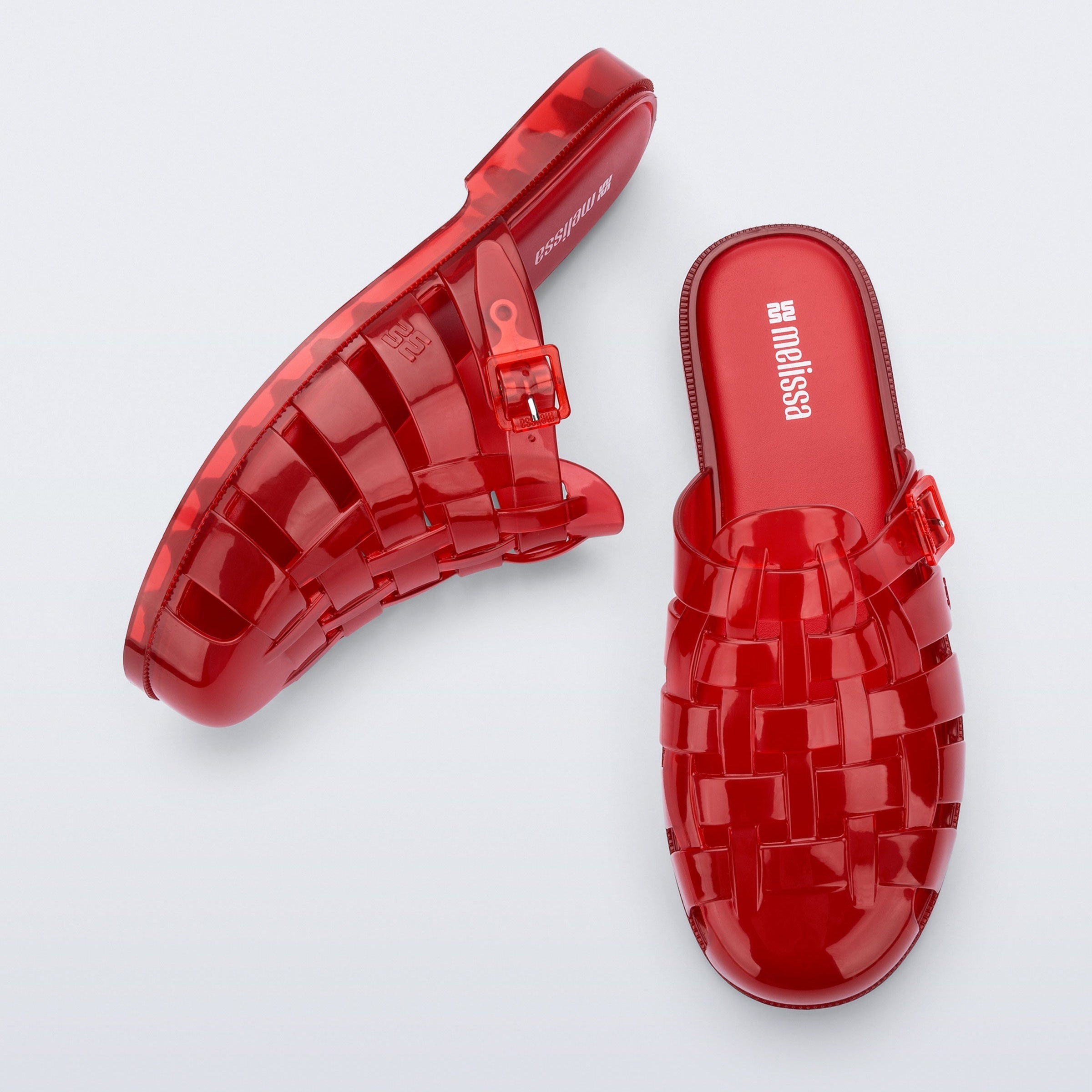 Melissa Possession Mule AD Red Sandały Damskie Czerwone