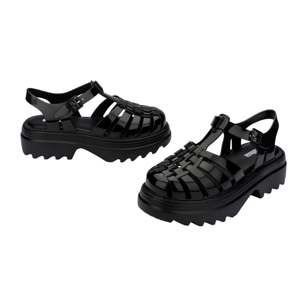 Melissa Possession Platform II AD Black Sandały Na Platformie Damskie Czarne