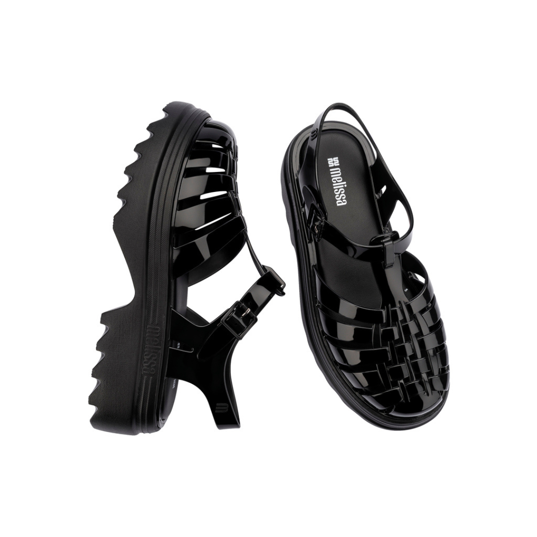 Melissa Possession Platform II AD Black Sandały Na Platformie Damskie Czarne