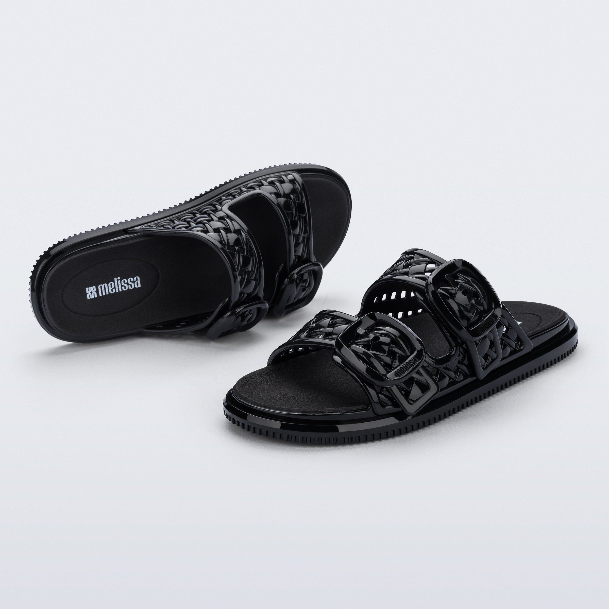 Melissa Possession Slip AD Black Sandały Damskie Czarne