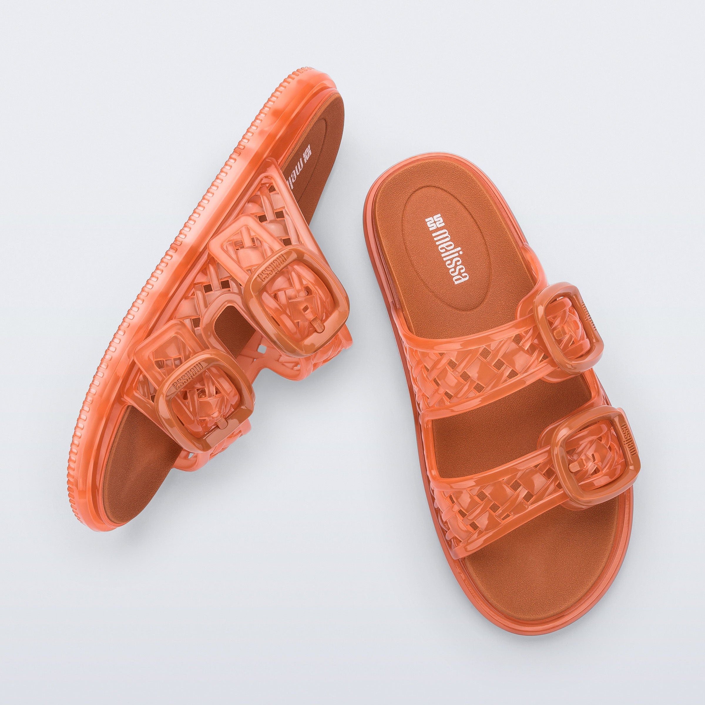 Melissa Possession Slip AD Orange Sandały Damskie Pomarańczowe