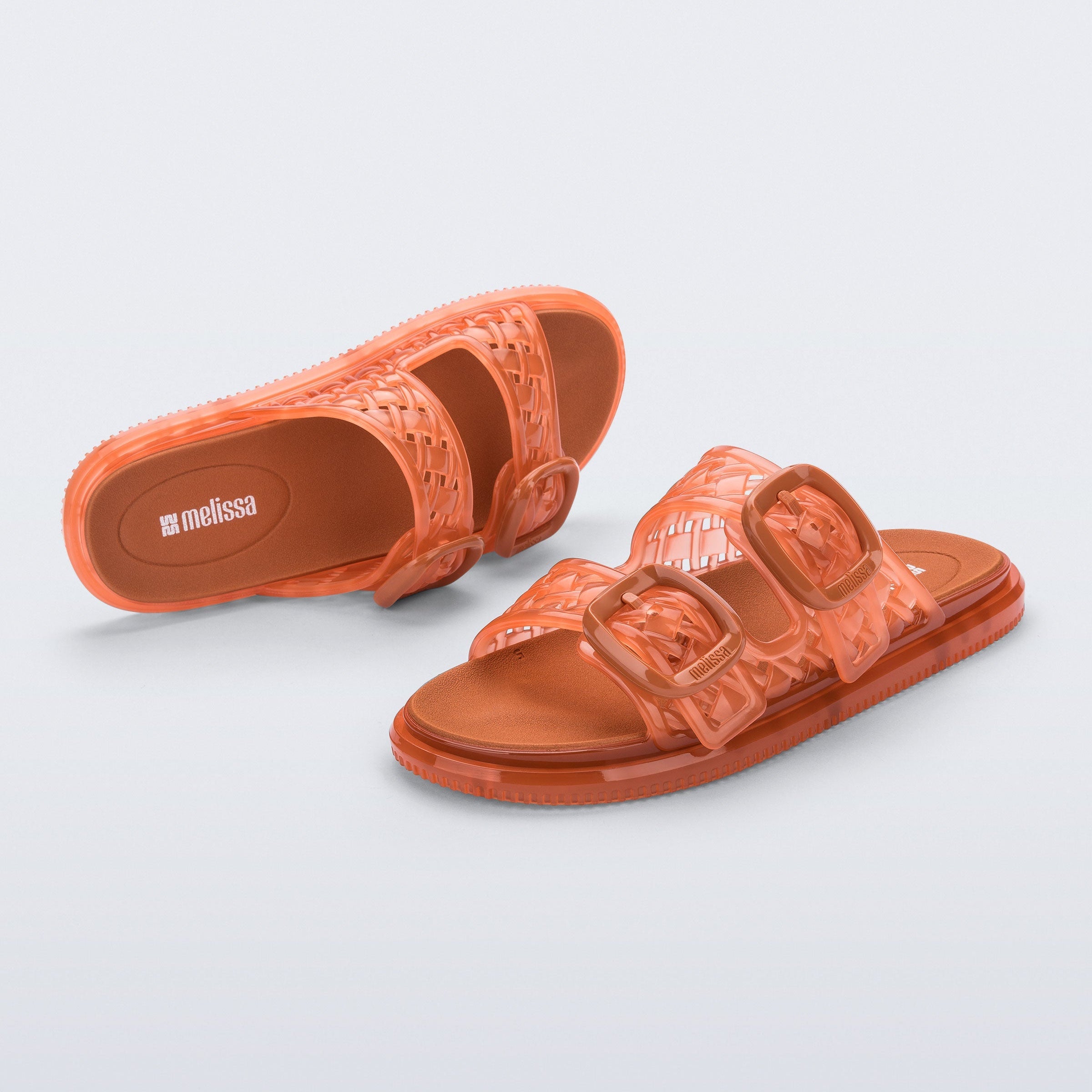 Melissa Possession Slip AD Orange Sandały Damskie Pomarańczowe