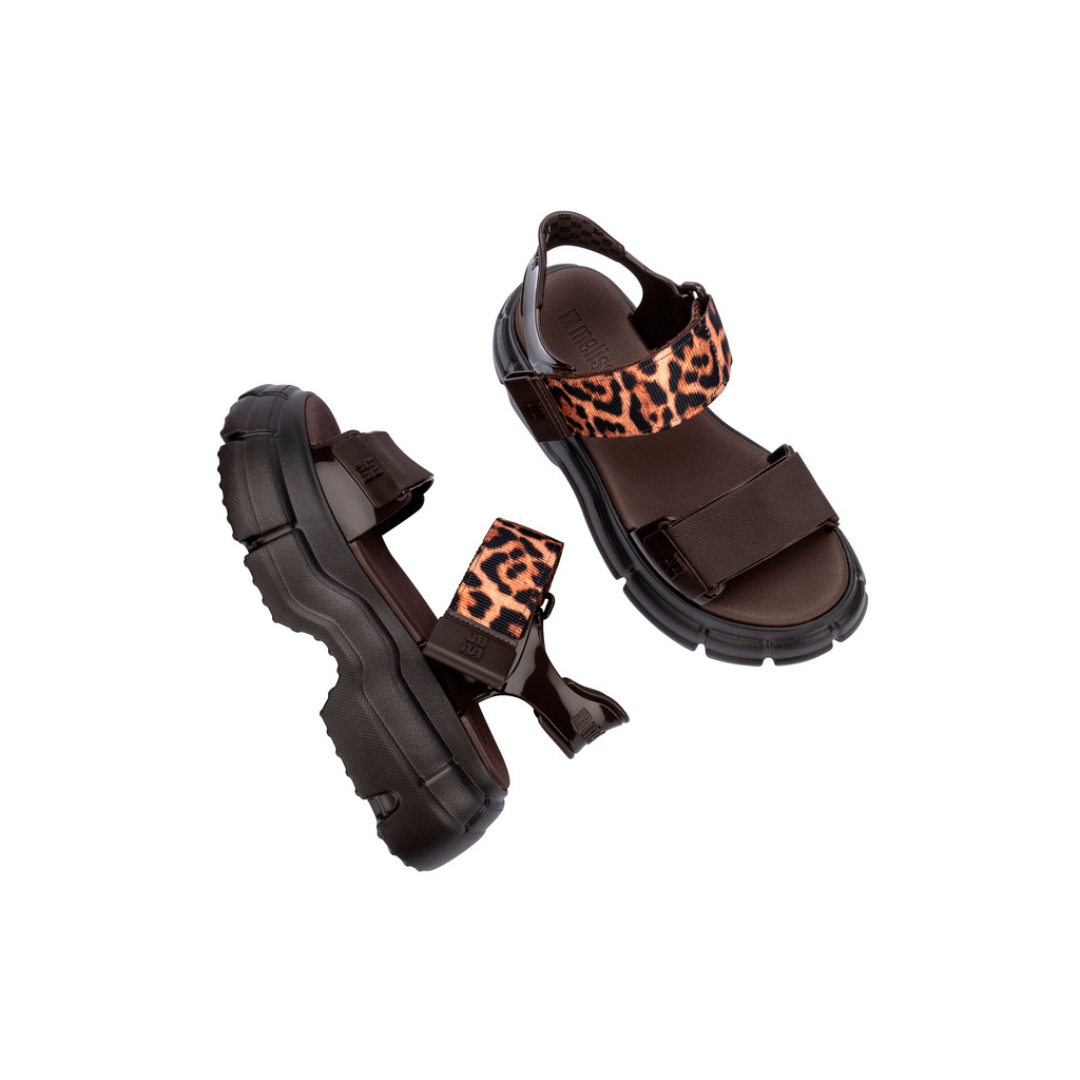 Melissa Pulse Ad Brown Sandały Damskie Brązowe