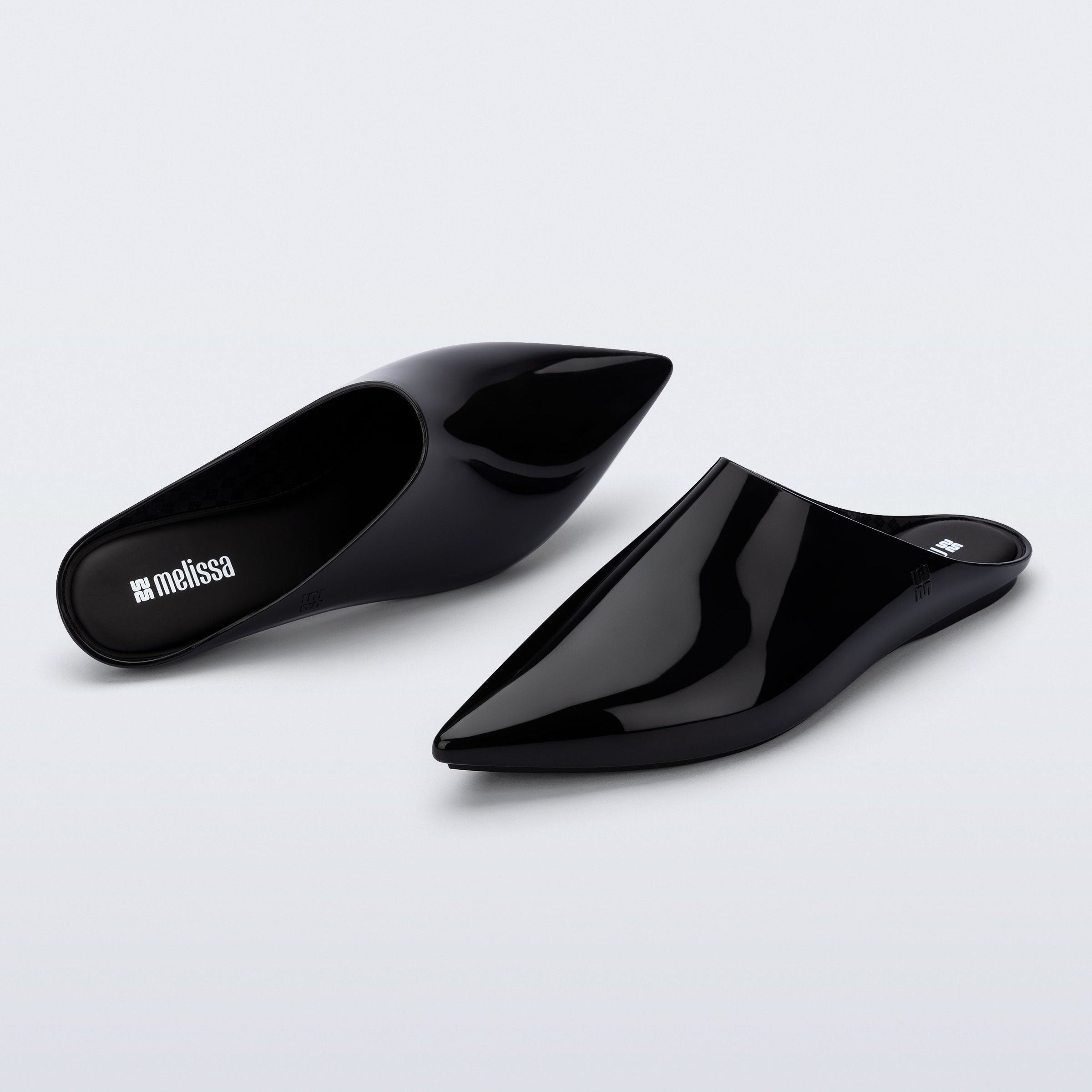 Melissa She II AD Black Klapki Damskie Czarne