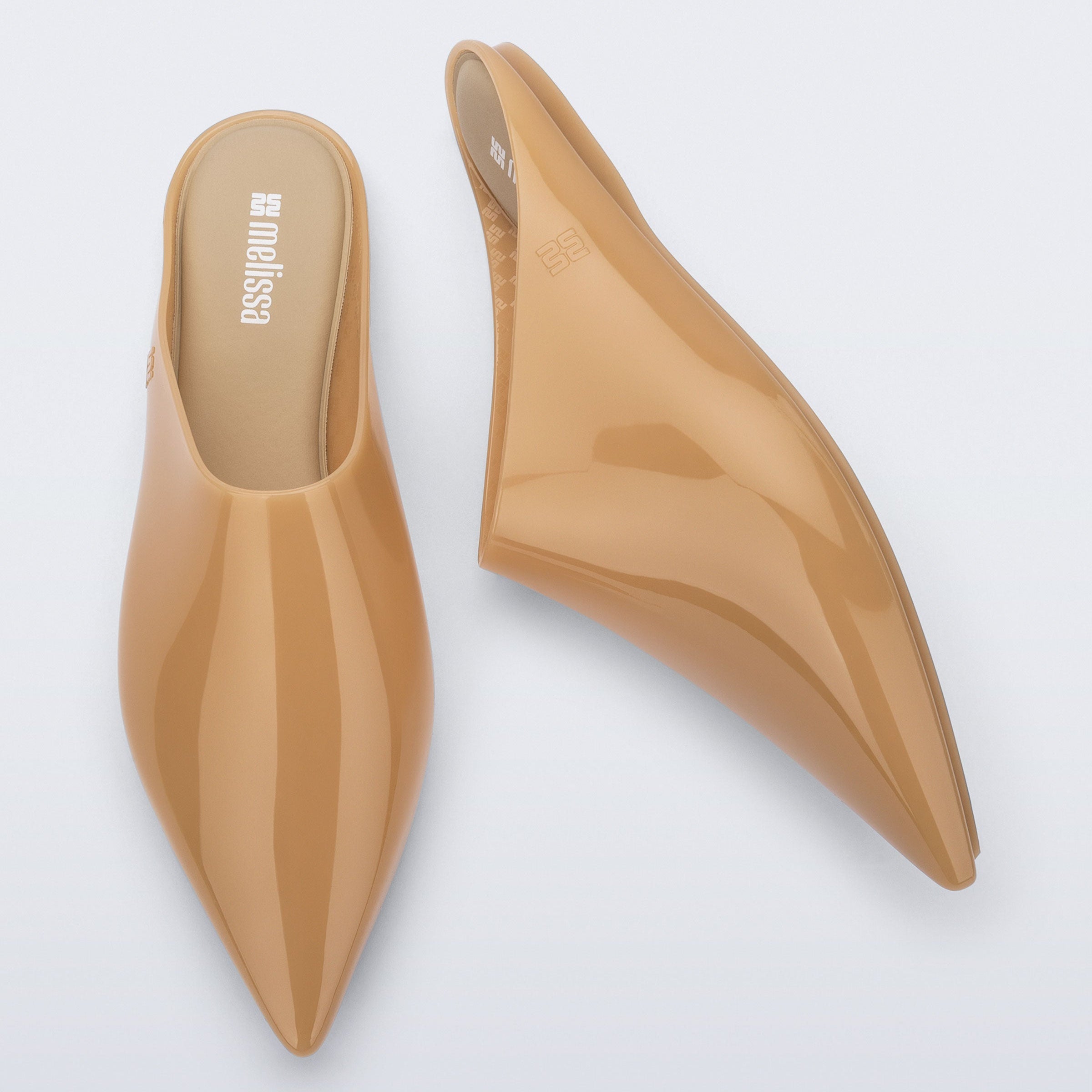 Melissa She II AD Milky Beige Klapki Damskie Beżowe